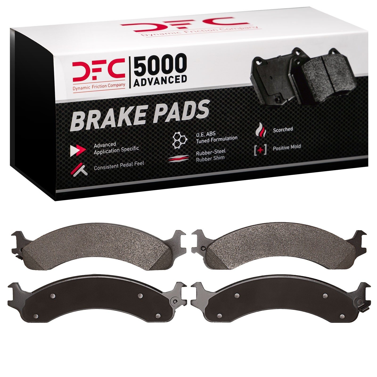 Dynamic Friction 5000 Advanced Brake Pads Without Hardware - 1551-0821-00 — image 3