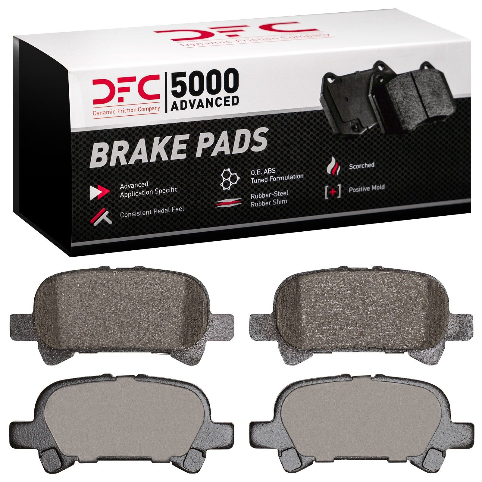 Dynamic Friction 5000 Advanced Brake Pads Without Hardware - 1551-0828-00 — image 2