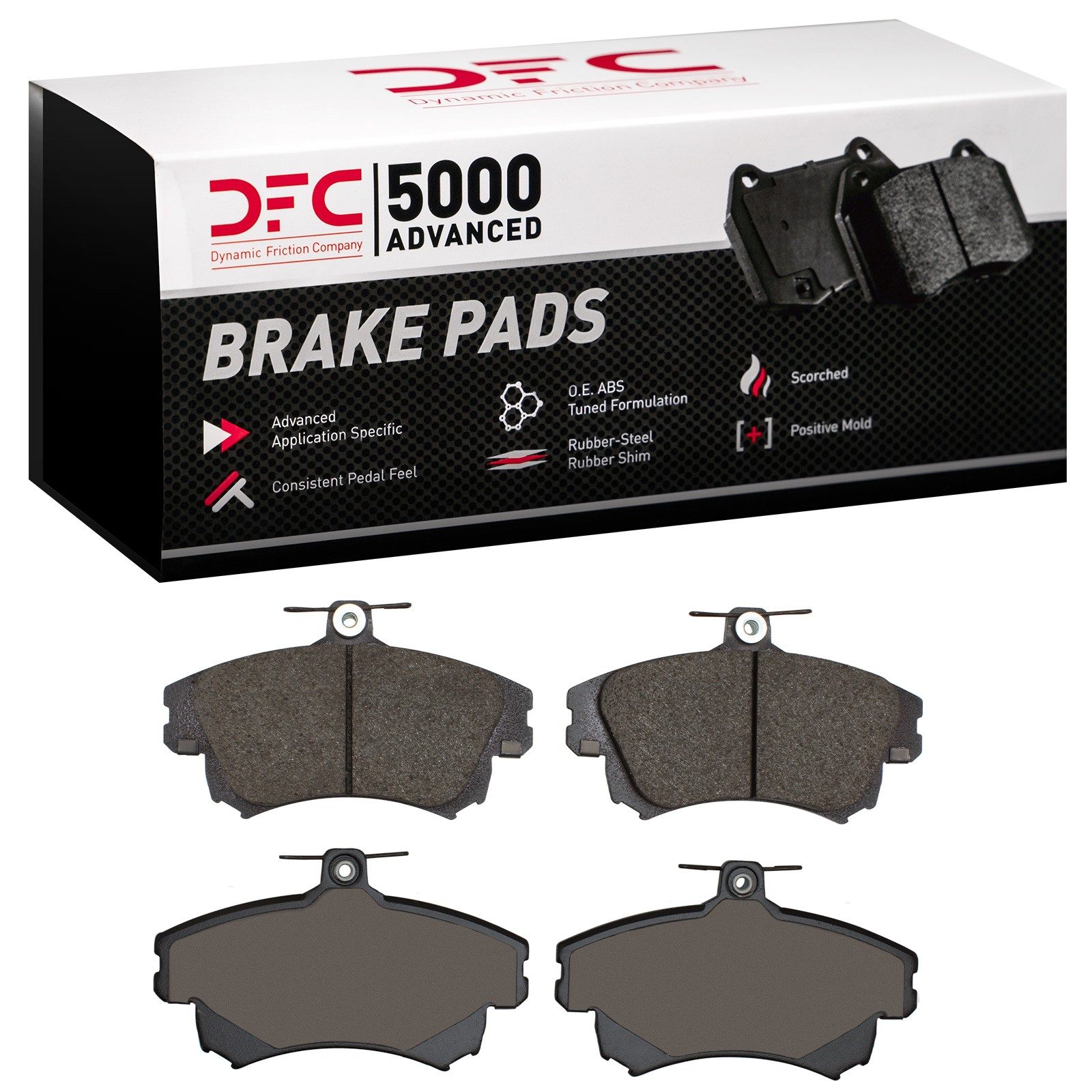 Dynamic Friction 5000 Advanced Brake Pads Without Hardware - 1551-0837-00 — image 2