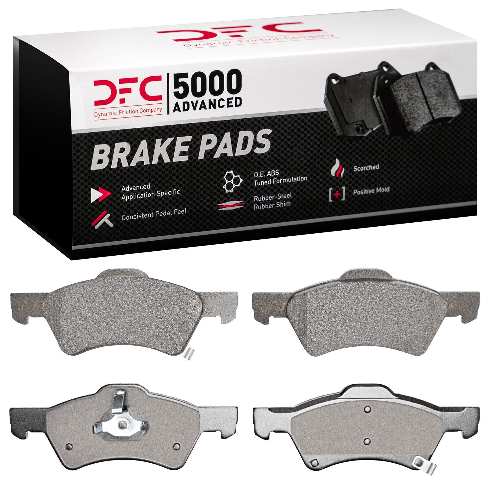 DFC Front 5000 Advanced Semi-Metallic Brake Pads (4 Pads) — image 3