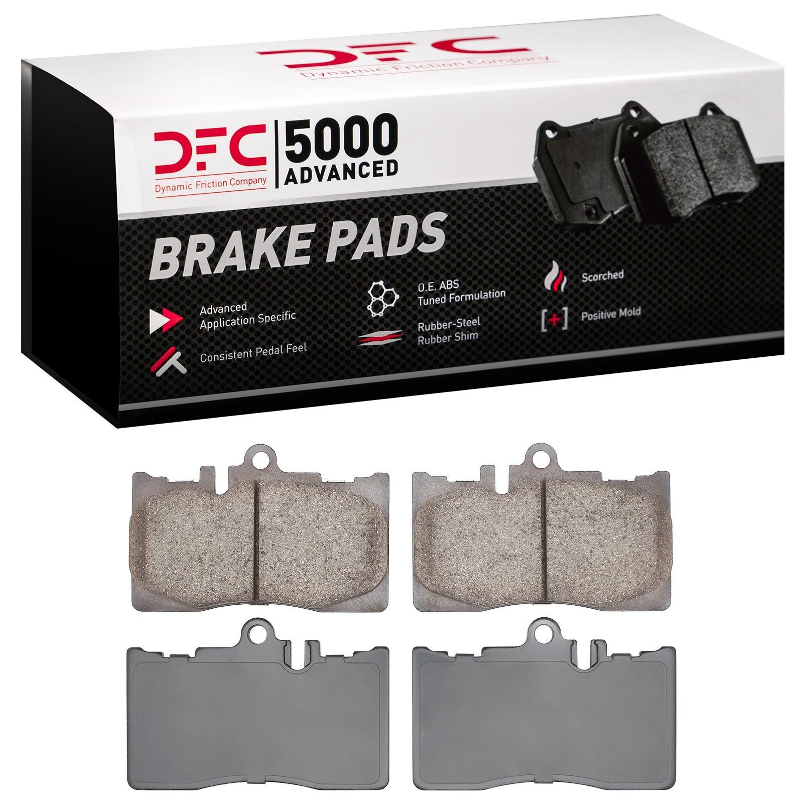 DFC 5000 Advanced Ceramic Brake Pads (4 Pads) — image 2