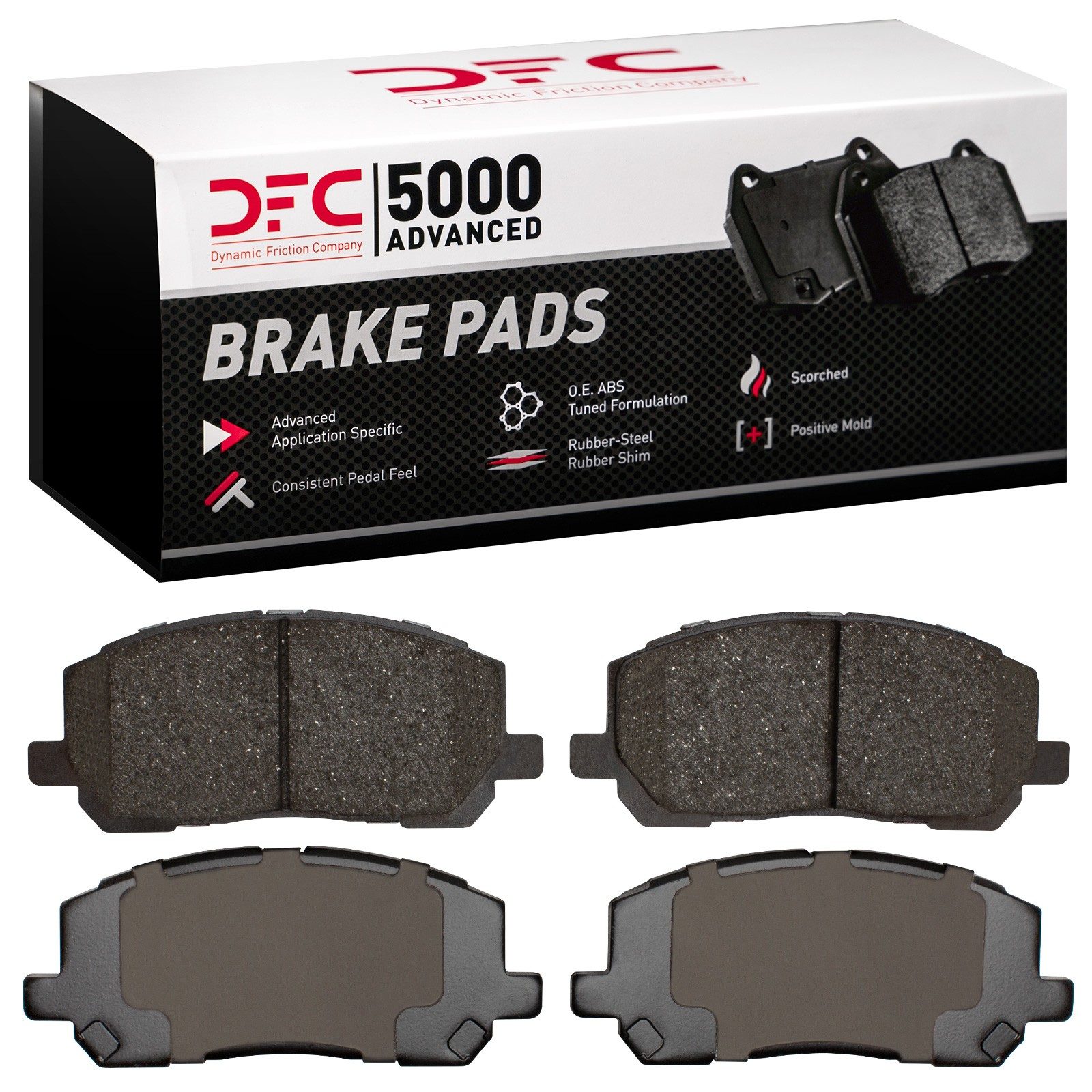 Dynamic Friction 5000 Advanced Brake Pads Without Hardware - 1551-0884-00 — image 2