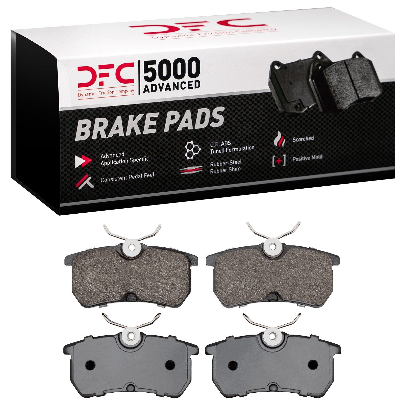 Dynamic Friction 5000 Advanced Brake Pads Without Hardware - 1551-0886-00 — image 2
