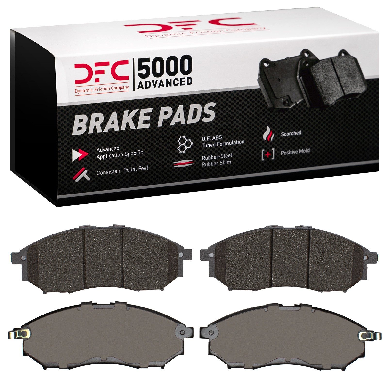 DFC 5000 Advanced Ceramic Brake Pads (4 Pads) — image 2