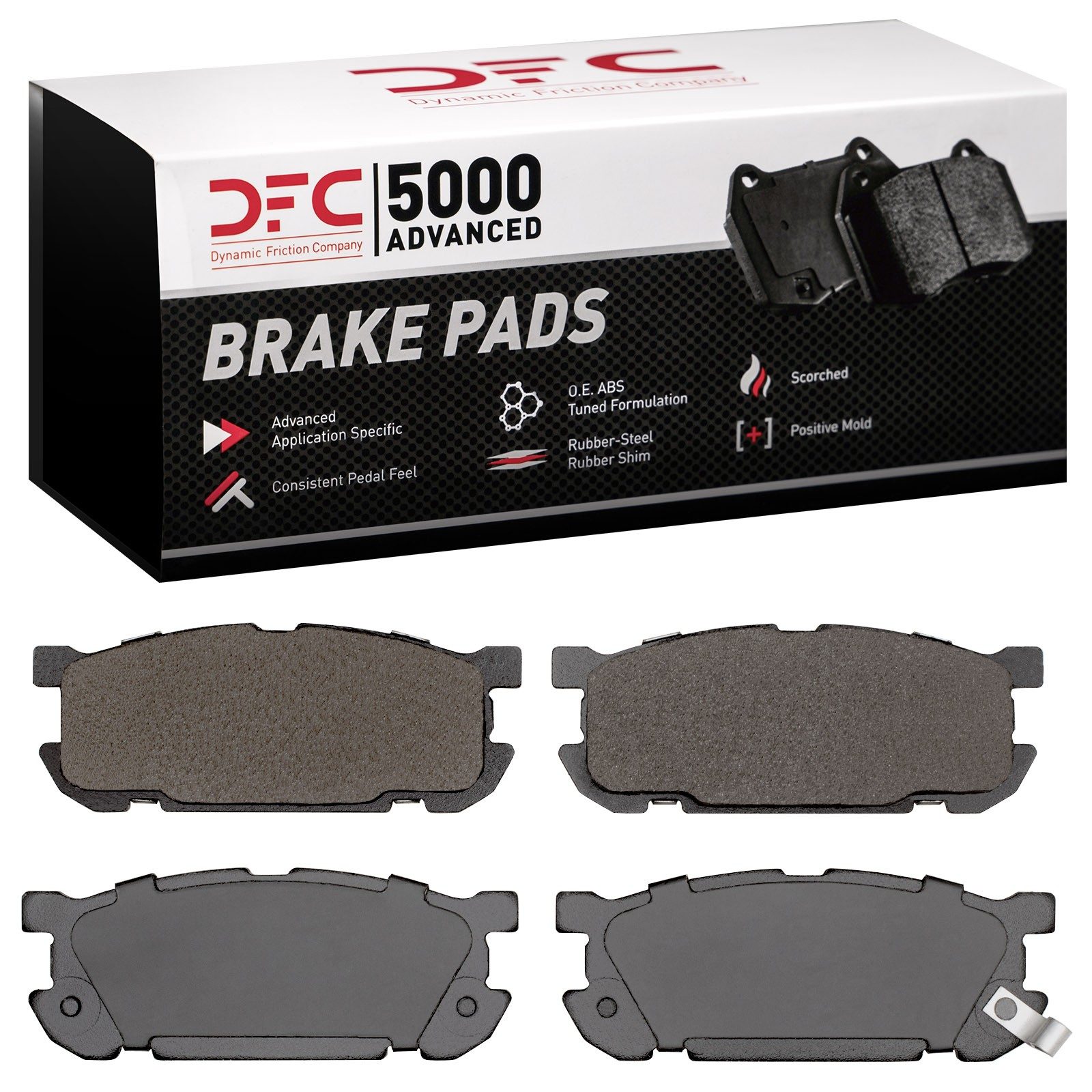 Dynamic Friction 5000 Advanced Brake Pads Without Hardware - 1551-0891-00 — image 2