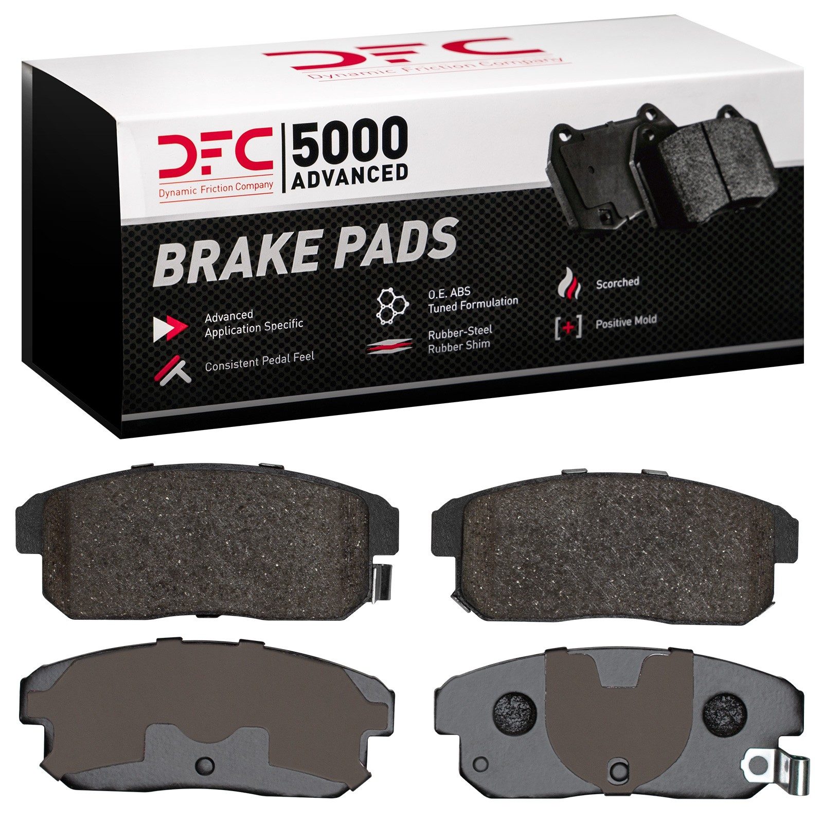 Dynamic Friction 5000 Advanced Brake Pads Without Hardware - 1551-0900-00 — image 2