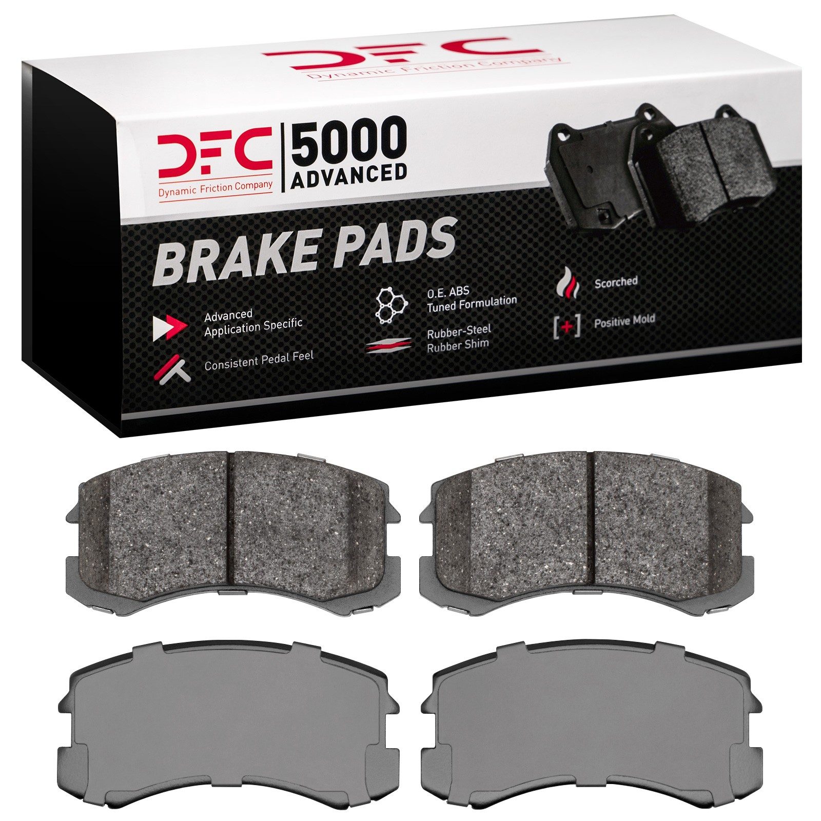 Dynamic Friction 5000 Advanced Brake Pads Without Hardware - 1551-0904-00 — image 3