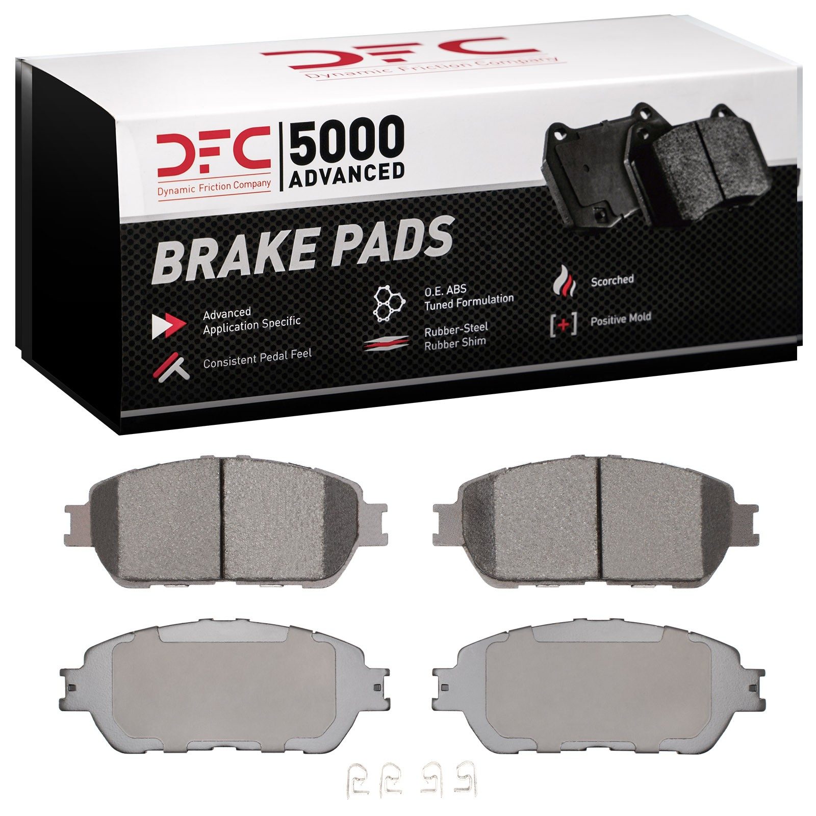 Dynamic Friction 5000 Advanced Brake Pads Without Hardware - 1551-0906-00 — image 2