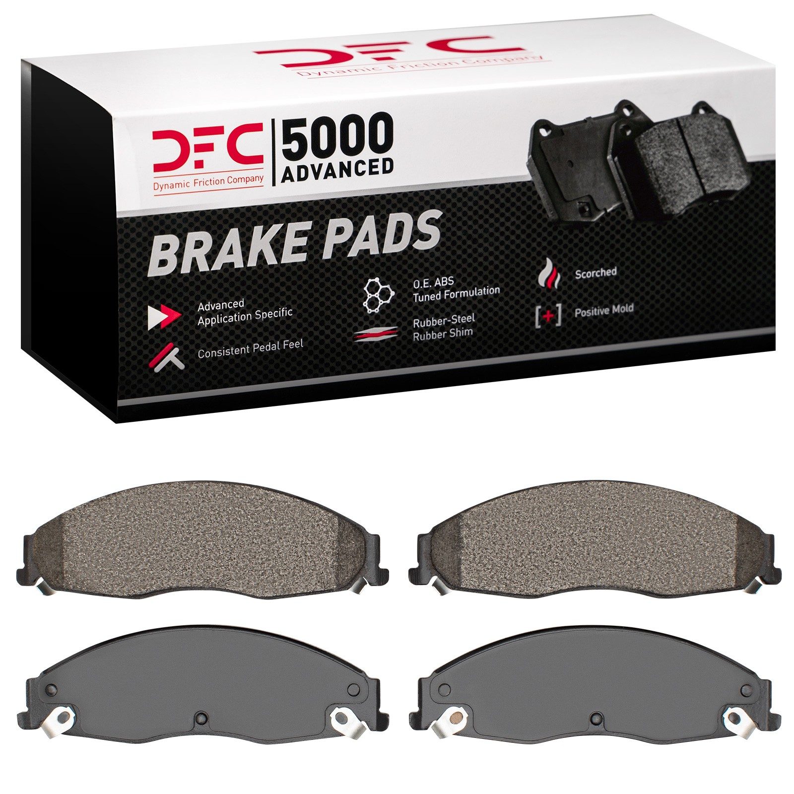 DFC Front 5000 Advanced Semi-Metallic Brake Pads (4 Pads) — image 3