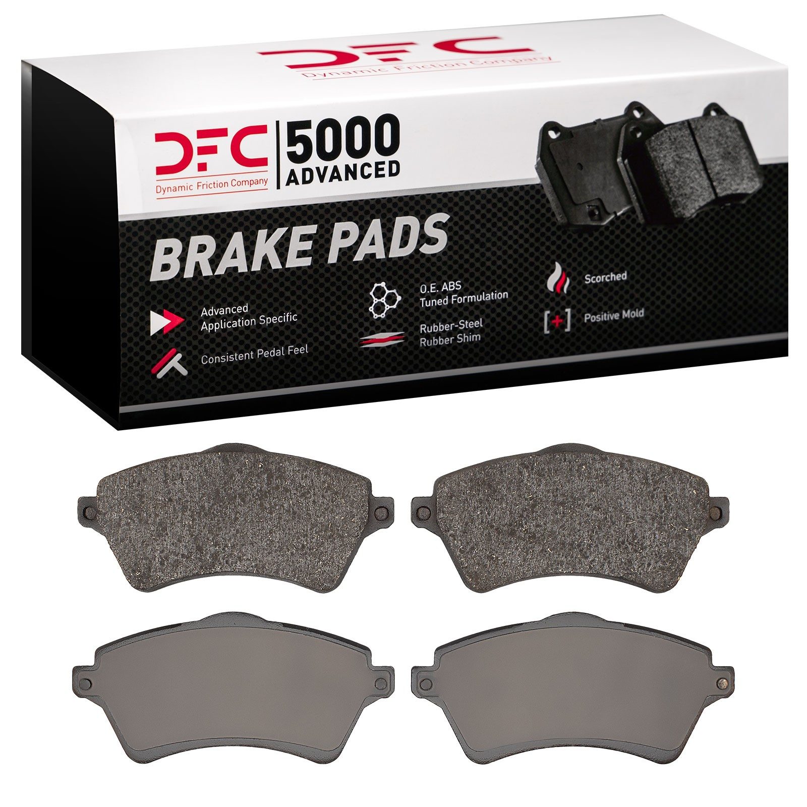 Dynamic Friction 5000 Advanced Brake Pads Without Hardware - 1551-0926-00 — image 2