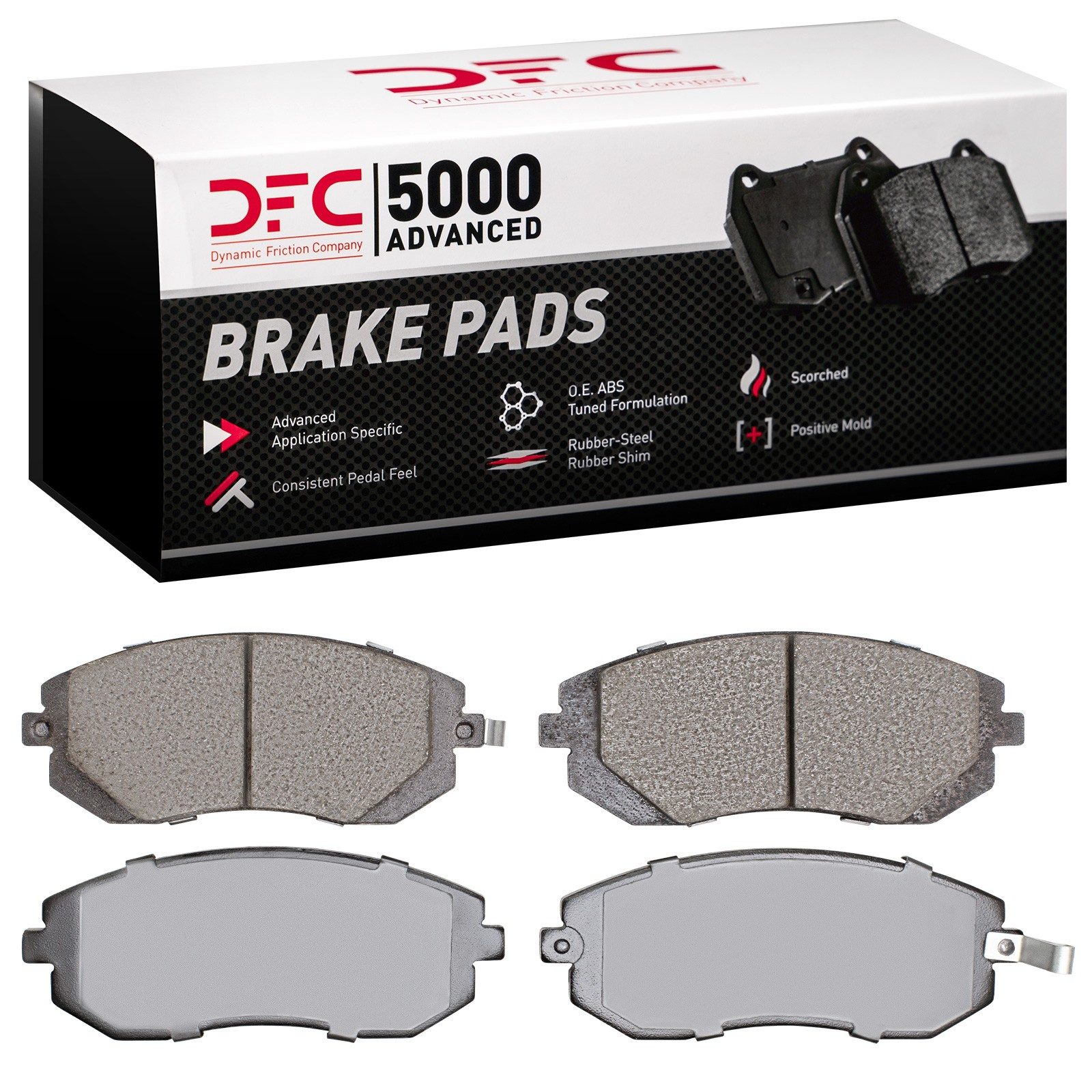 DFC 5000 Advanced Ceramic Brake Pads (4 Pads) — image 2
