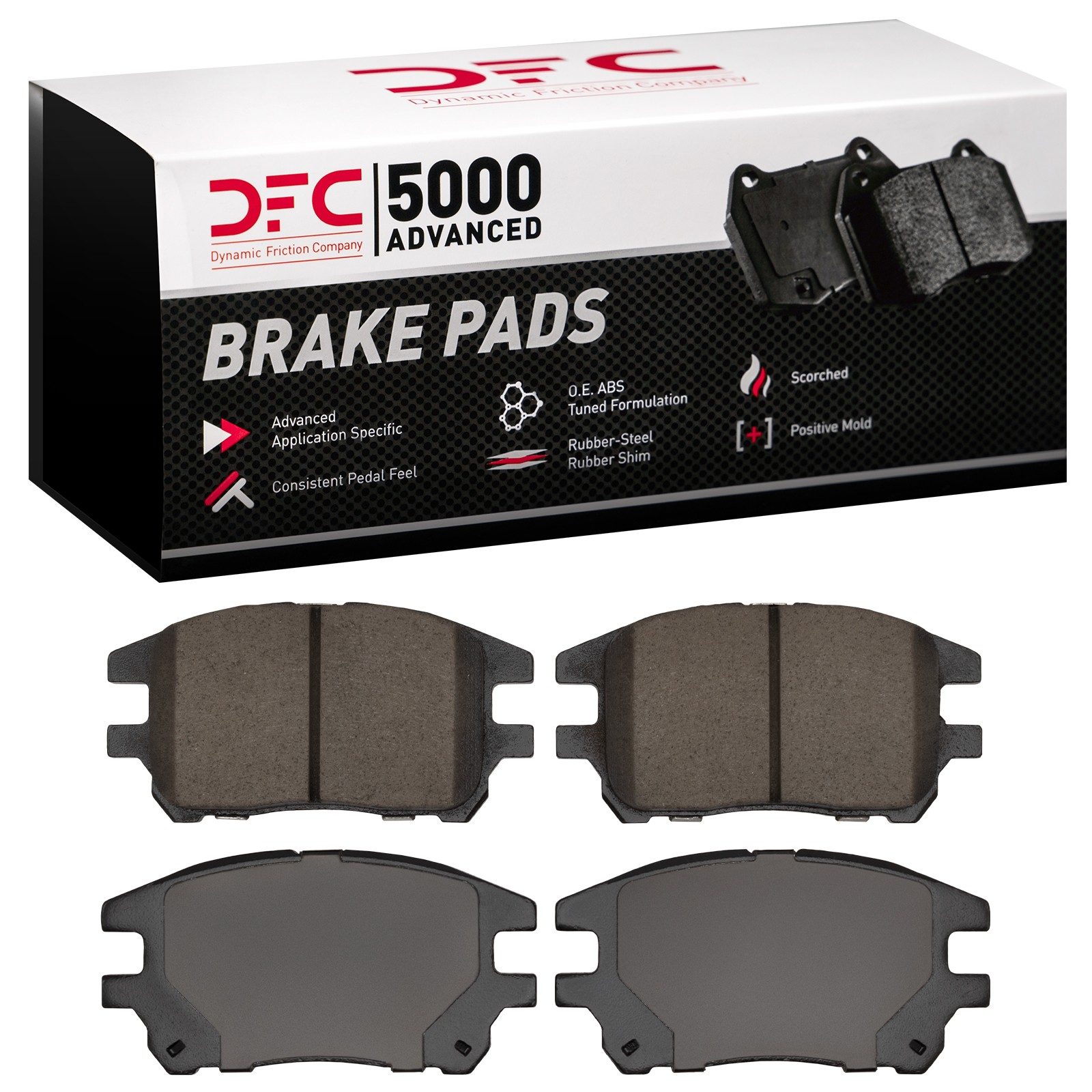 Dynamic Friction 5000 Advanced Brake Pads Without Hardware - 1551-0930-00 — image 2