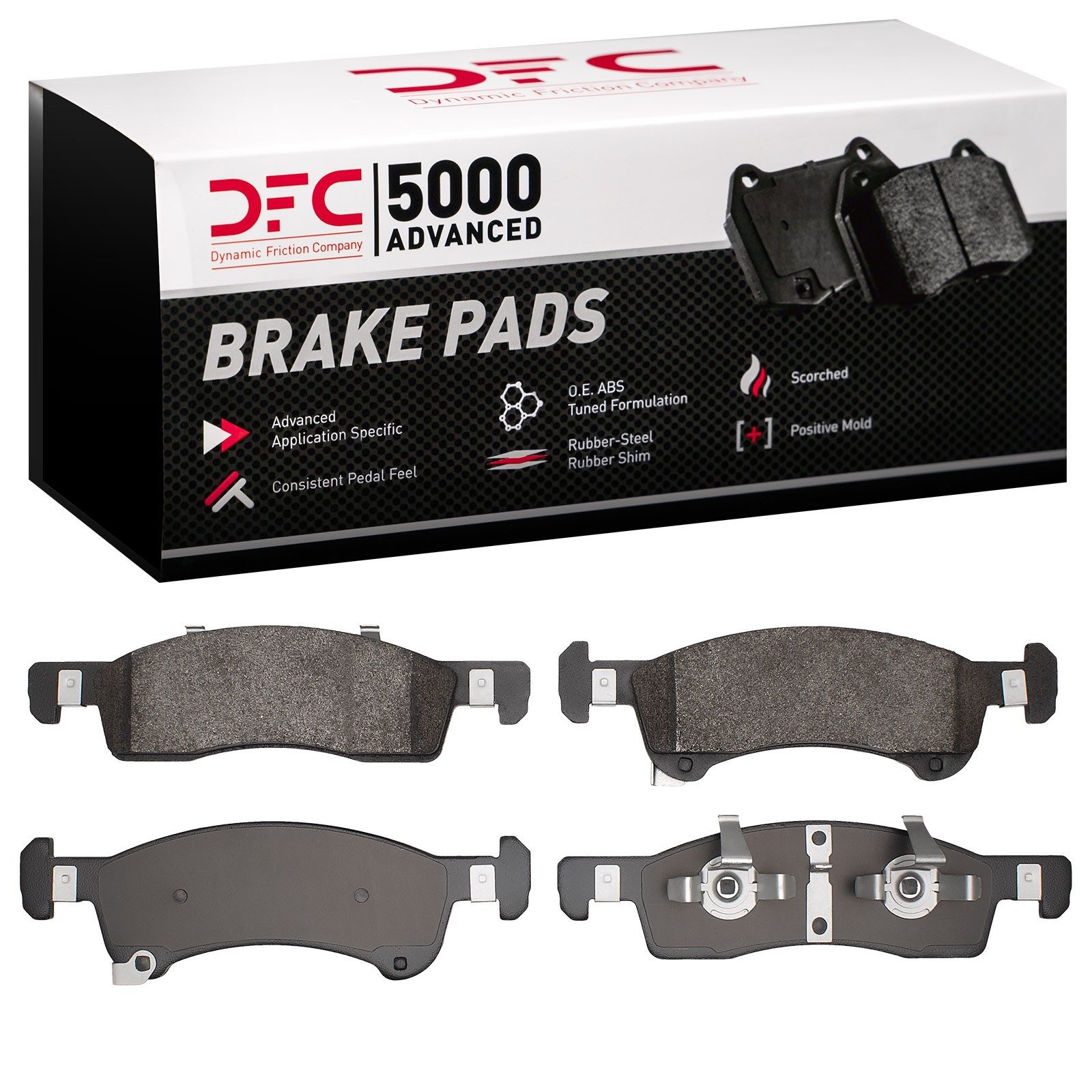 DFC 5000 Advanced Semi-Metallic Brake Pads (4 Pads) — image 3