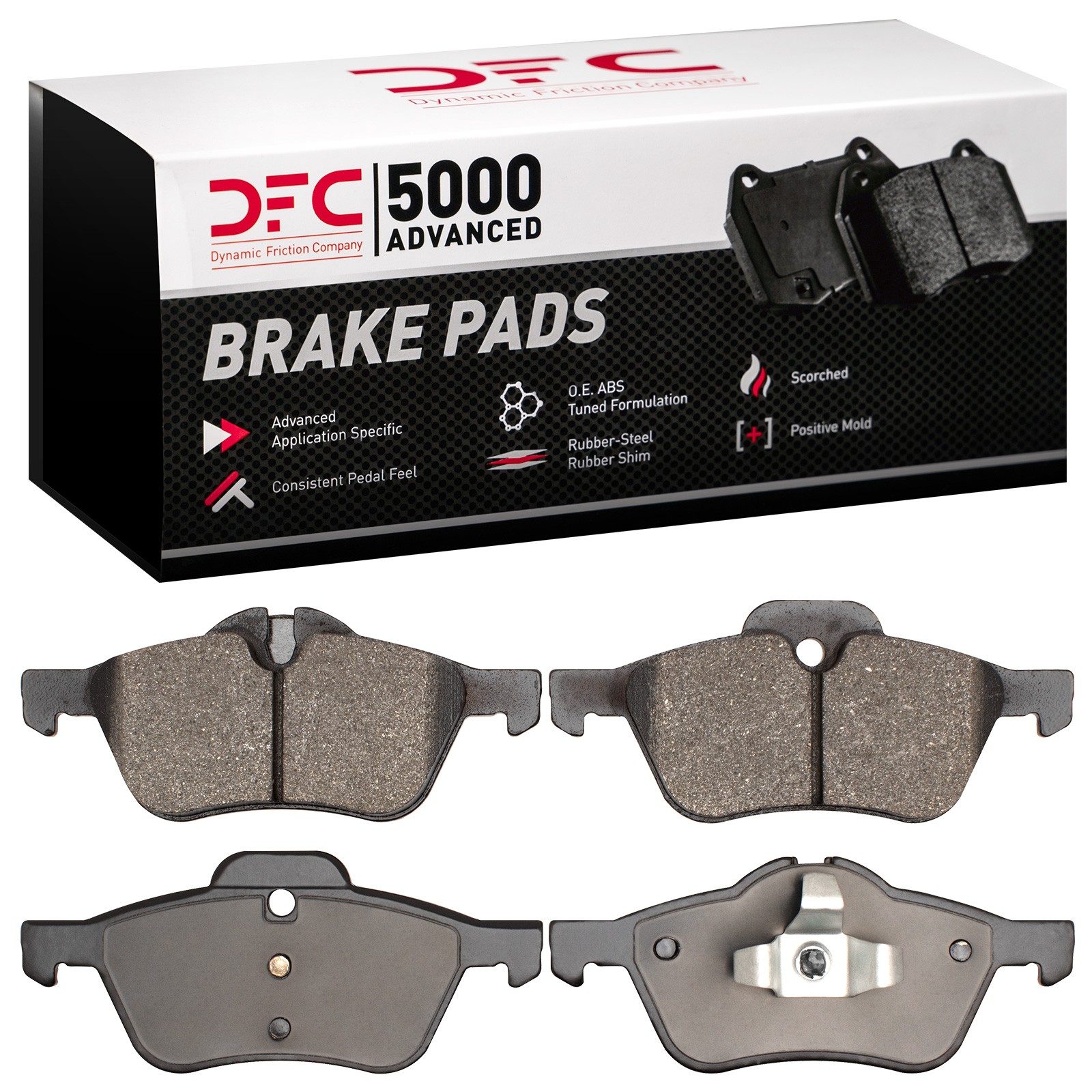 Dynamic Friction 5000 Advanced Brake Pads Without Hardware - 1551-0939-00 — image 2