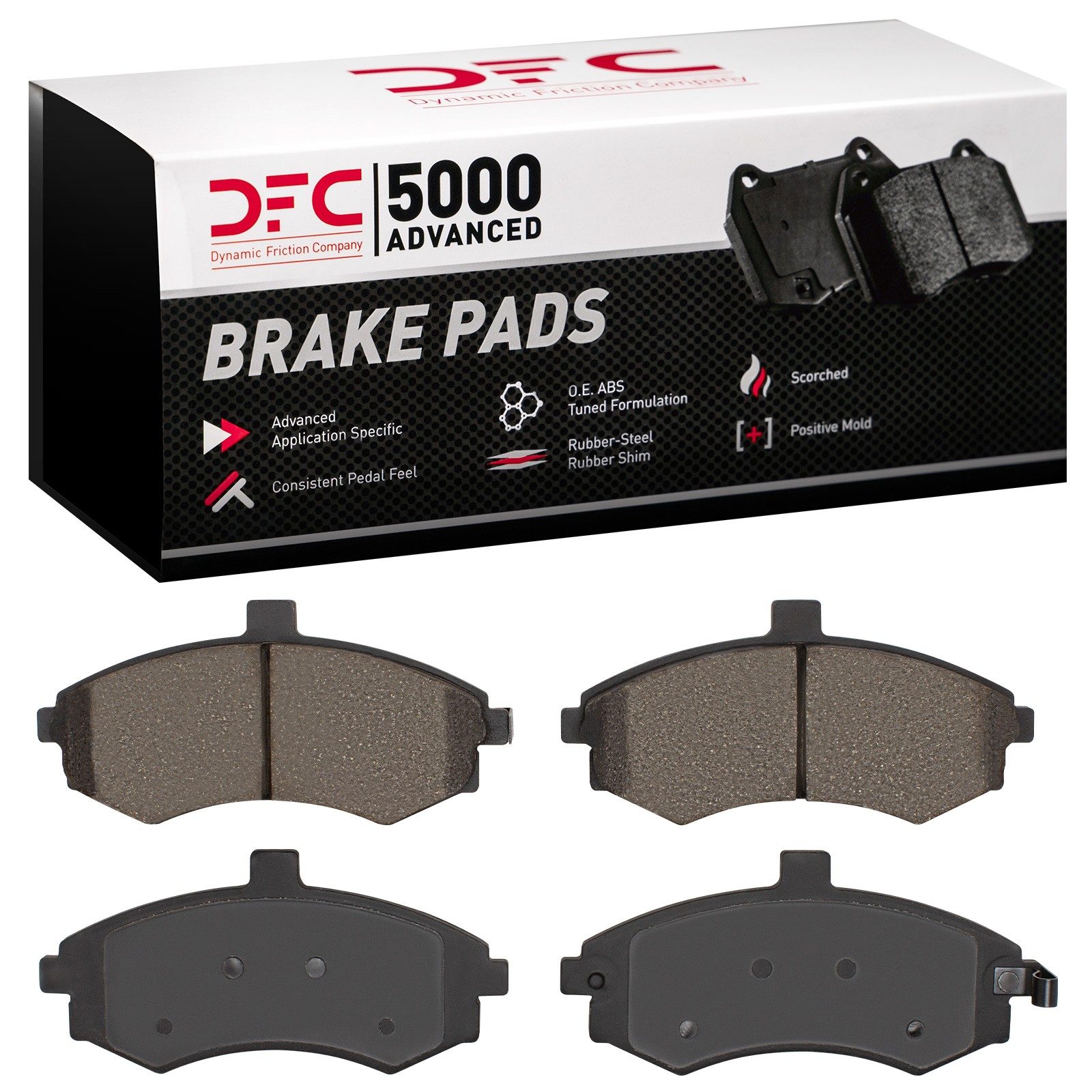 Dynamic Friction 5000 Advanced Brake Pads Without Hardware - 1551-0941-00 — image 2