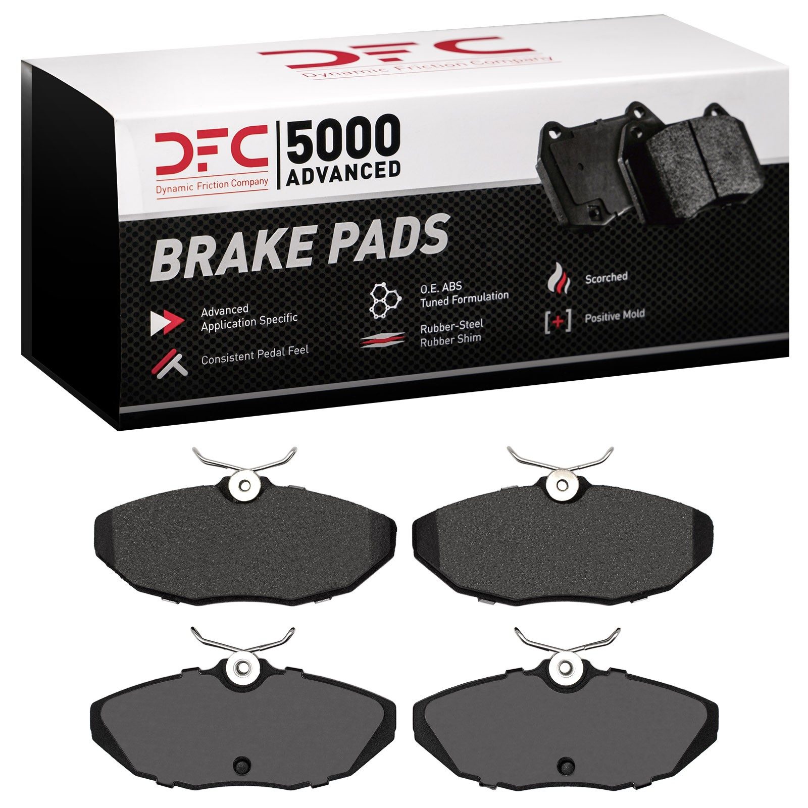 DFC 5000 Advanced Low-Metallic Brake Pads (4 Pads) — image 2
