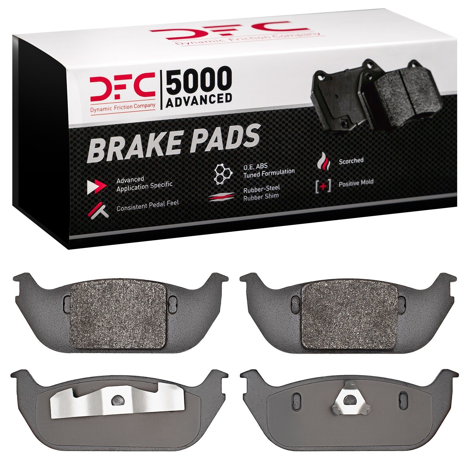 Dynamic Friction 5000 Advanced Brake Pads Without Hardware - 1551-0952-00 — image 3
