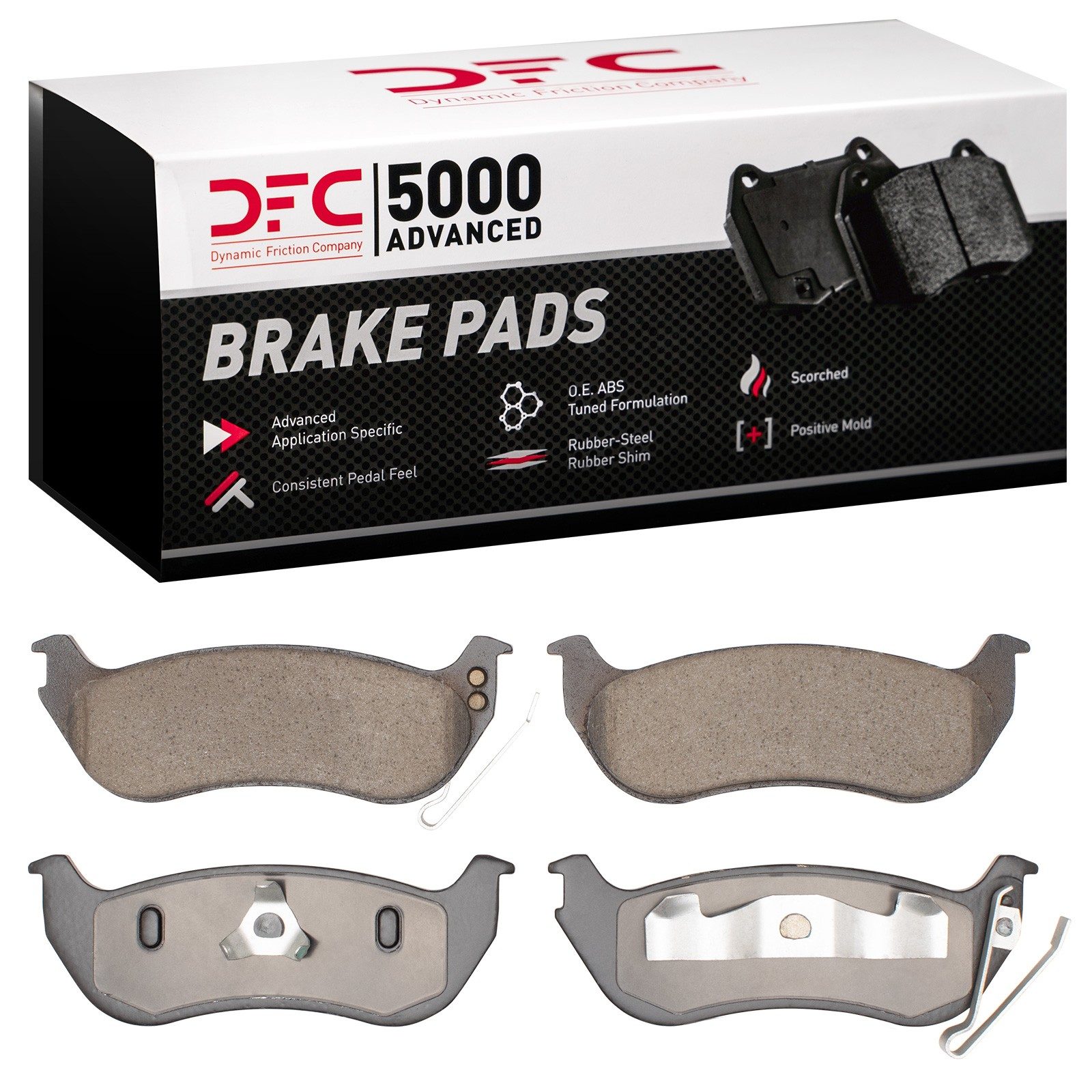 Dynamic Friction 5000 Advanced Brake Pads Without Hardware - 1551-0964-00 — image 3