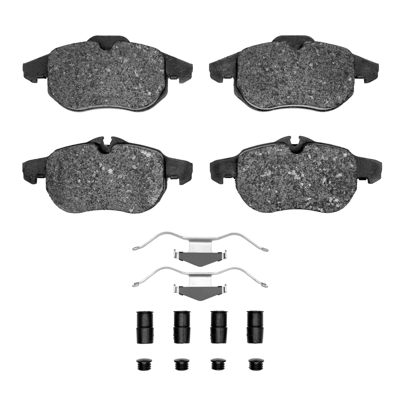 Dynamic Friction 5000 Advance Brake Pads With Hardware - 1551-0972-02