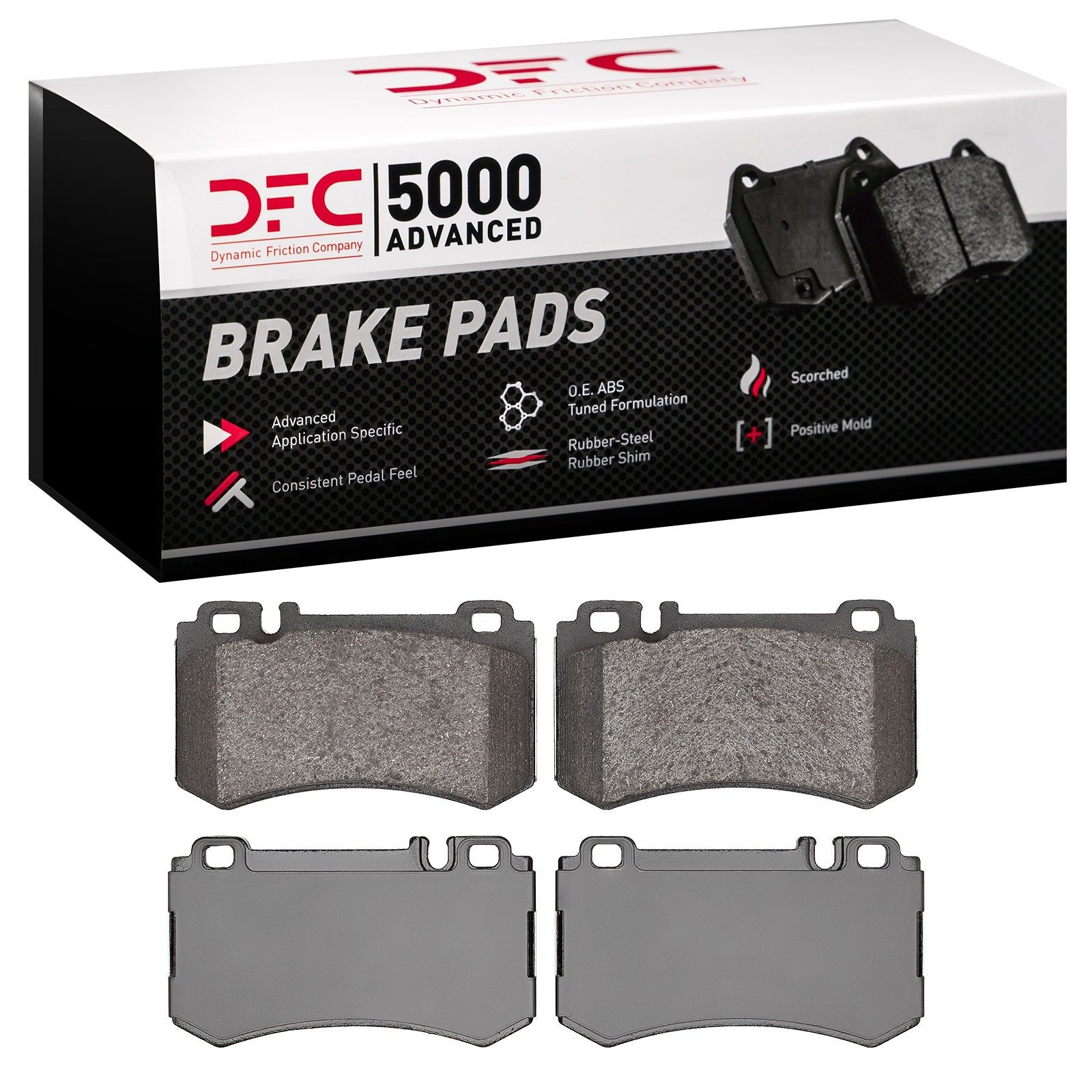 Dynamic Friction 5000 Advanced Brake Pads Without Hardware - 1551-0984-00 — image 2