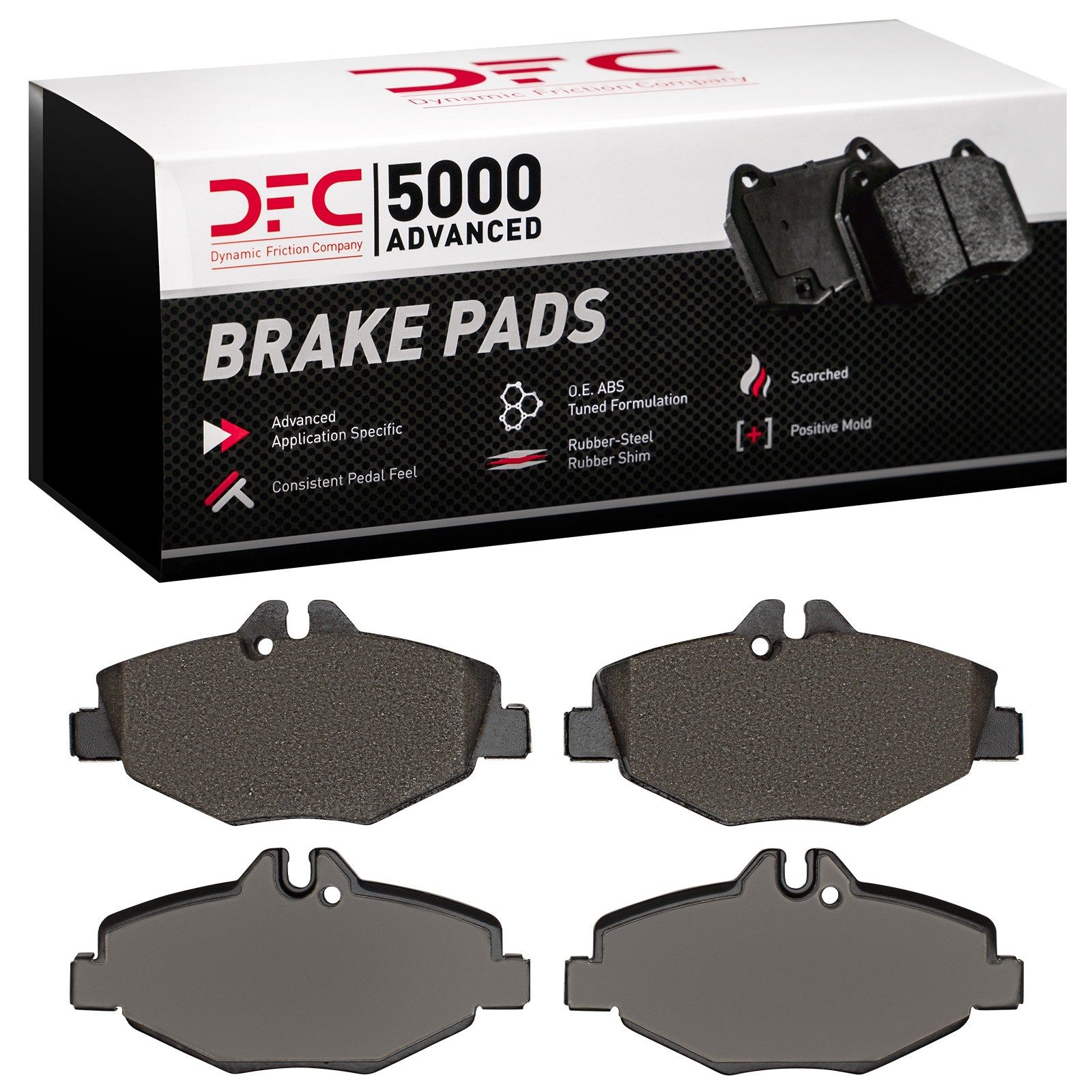 Dynamic Friction 5000 Advanced Brake Pads Without Hardware - 1551-0987-00 — image 2