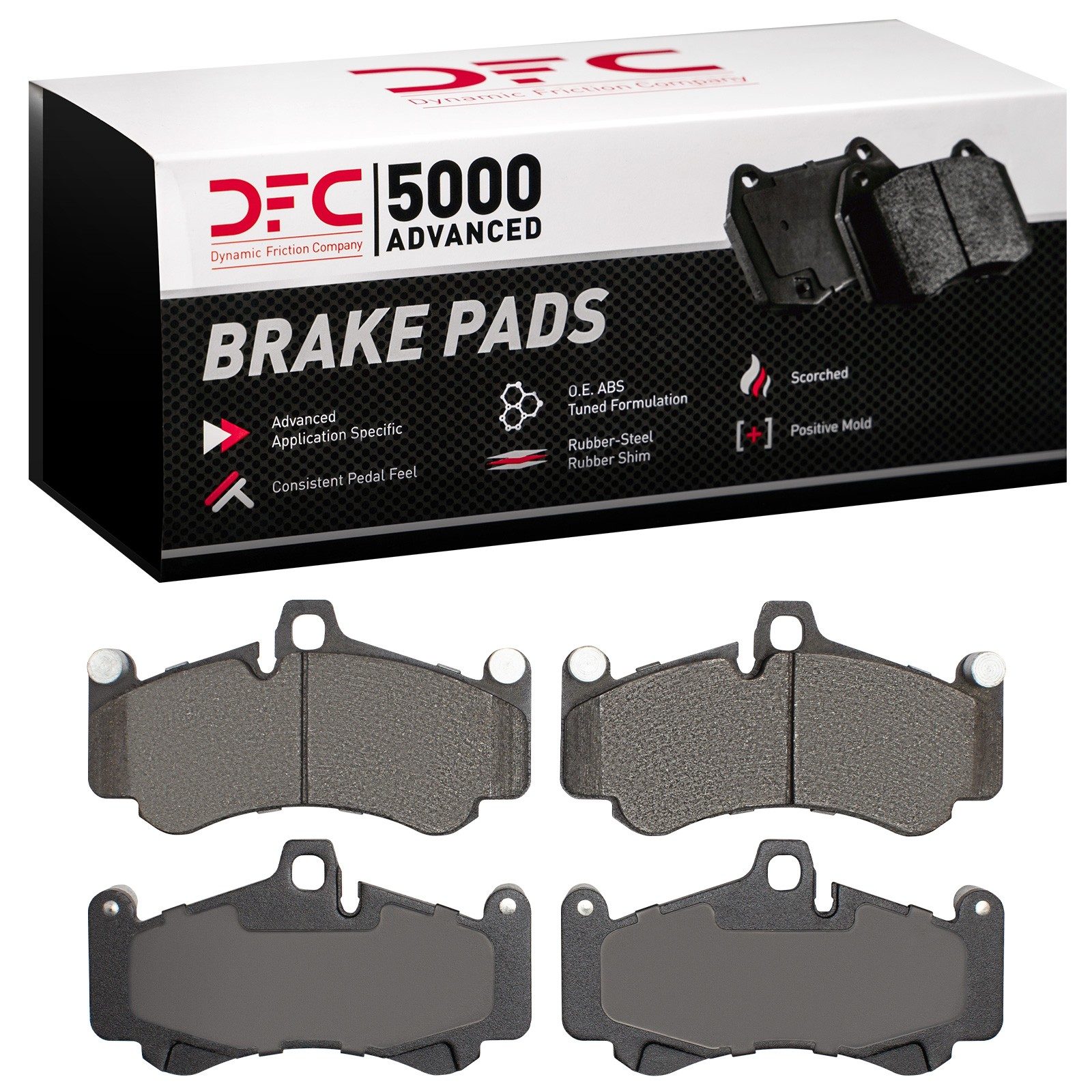 Dynamic Friction 5000 Advanced Brake Pads Without Hardware - 1551-0991-00 — image 2