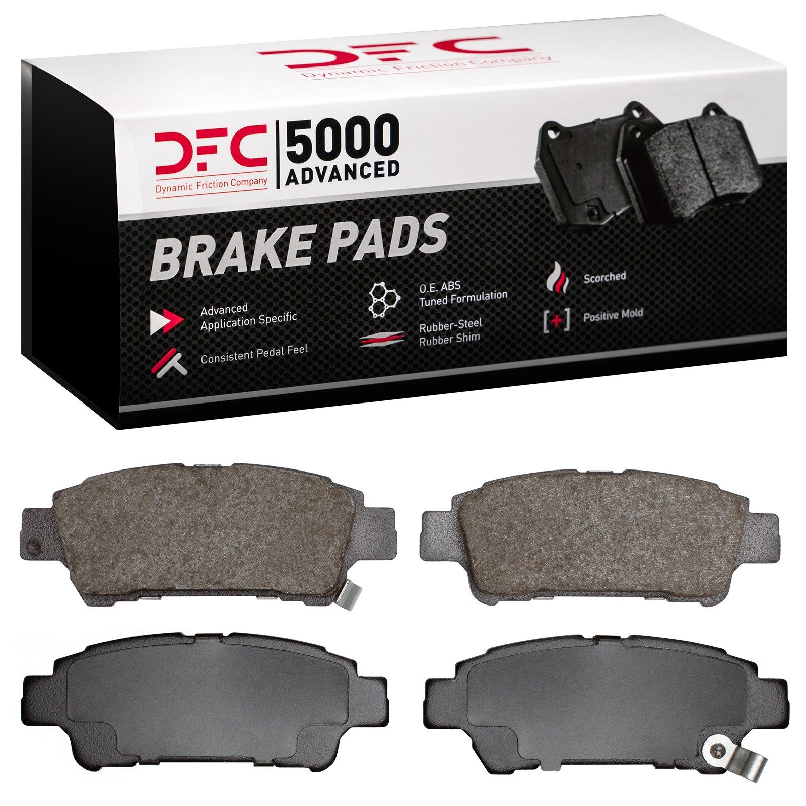 Dynamic Friction 5000 Advanced Brake Pads Without Hardware - 1551-0995-00 — image 2