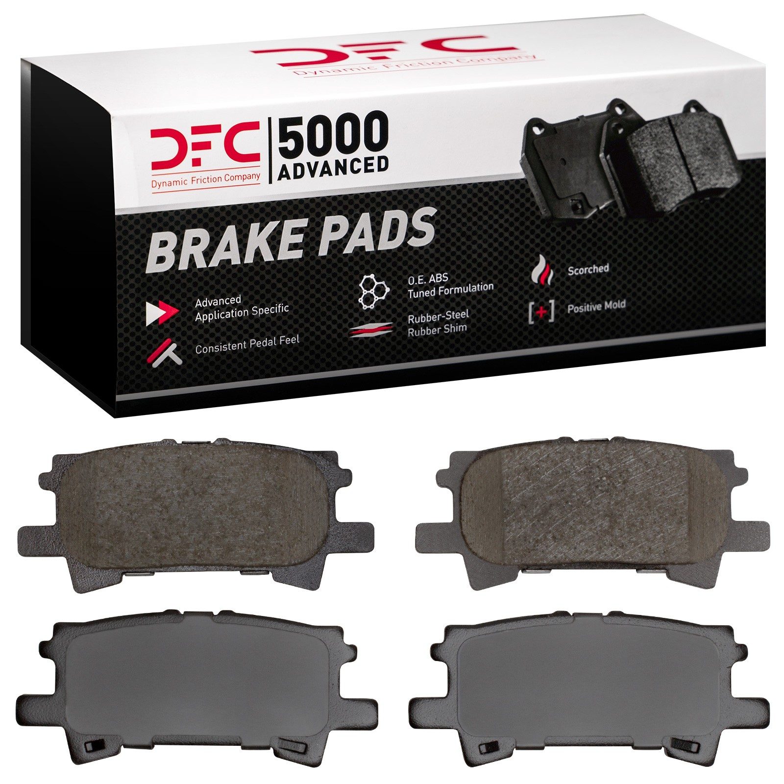 Dynamic Friction 5000 Advanced Brake Pads Without Hardware - 1551-0996-00 — image 2