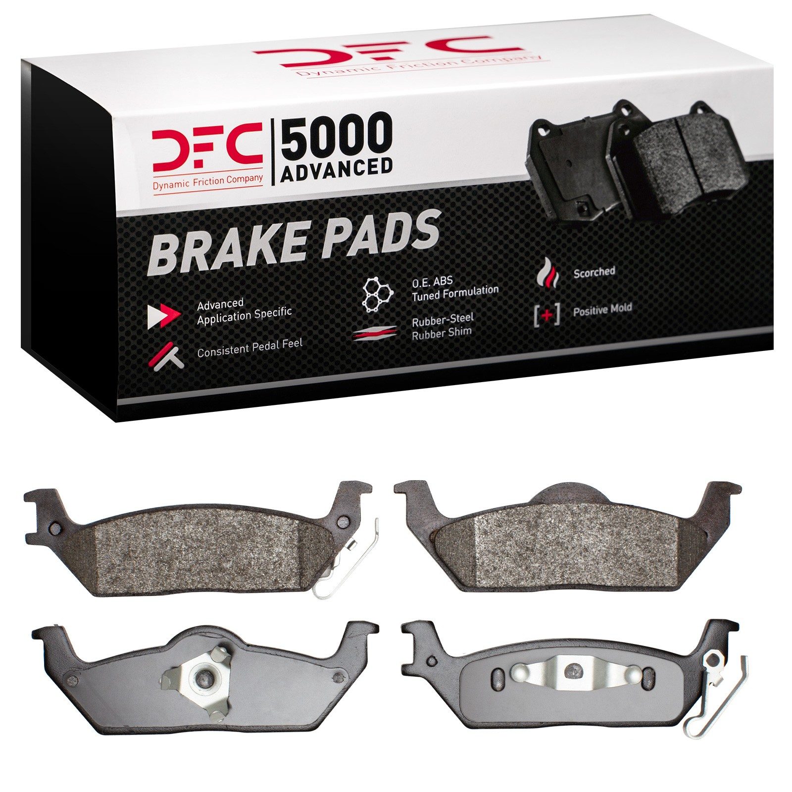DFC 5000 Advanced Semi-Metallic Brake Pads (4 Pads) — image 2