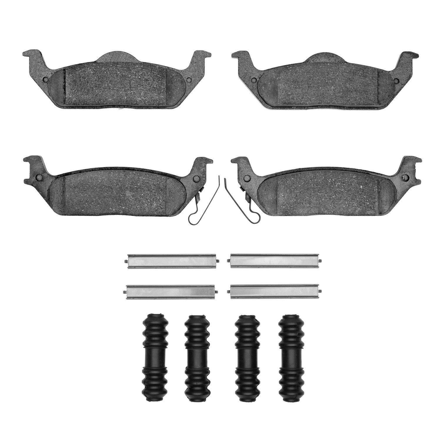 Dynamic Friction 5000 Advance Brake Pads With Hardware - 1551-1012-01
