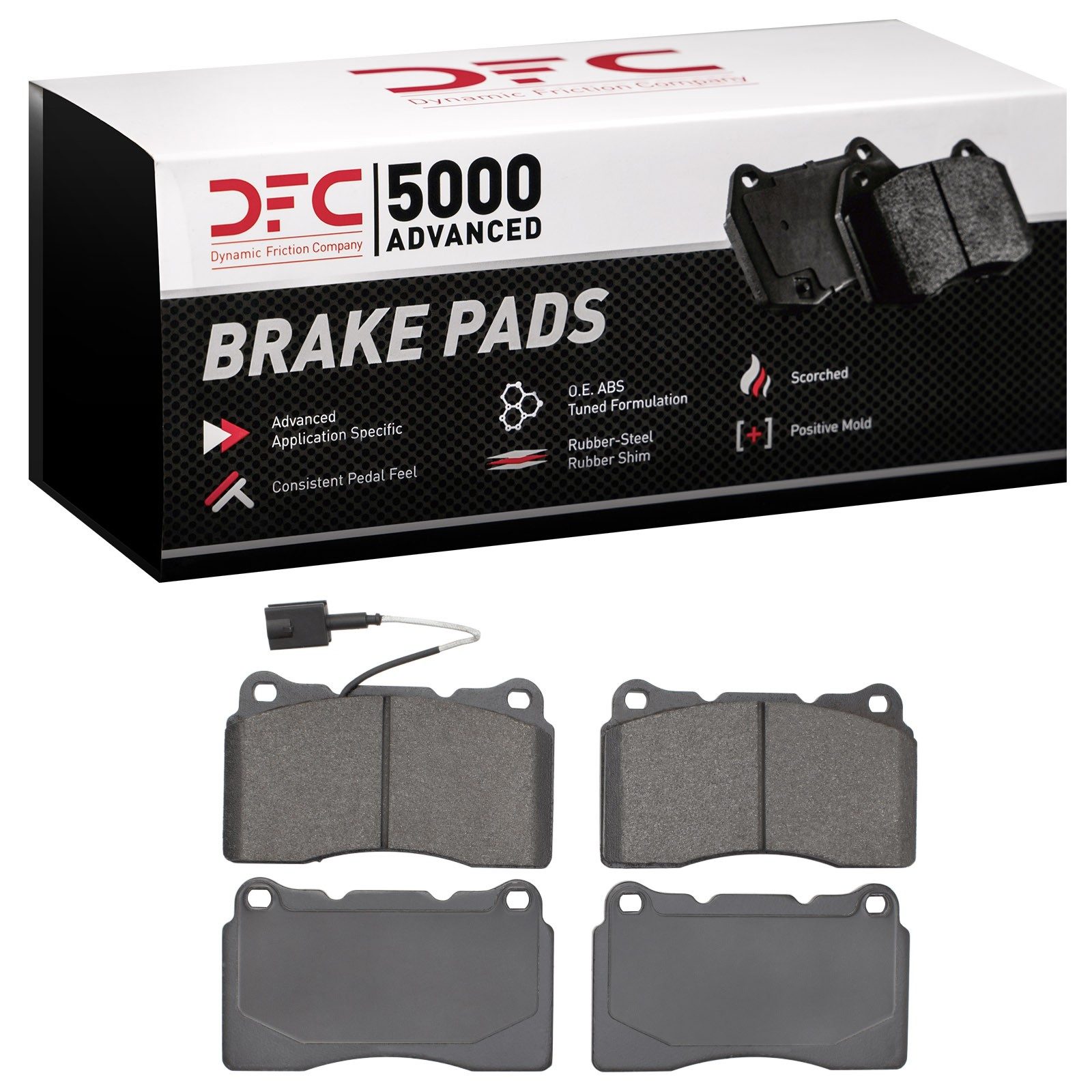 DFC 5000 Advanced Low-Metallic Brake Pads (4 Pads) — image 2