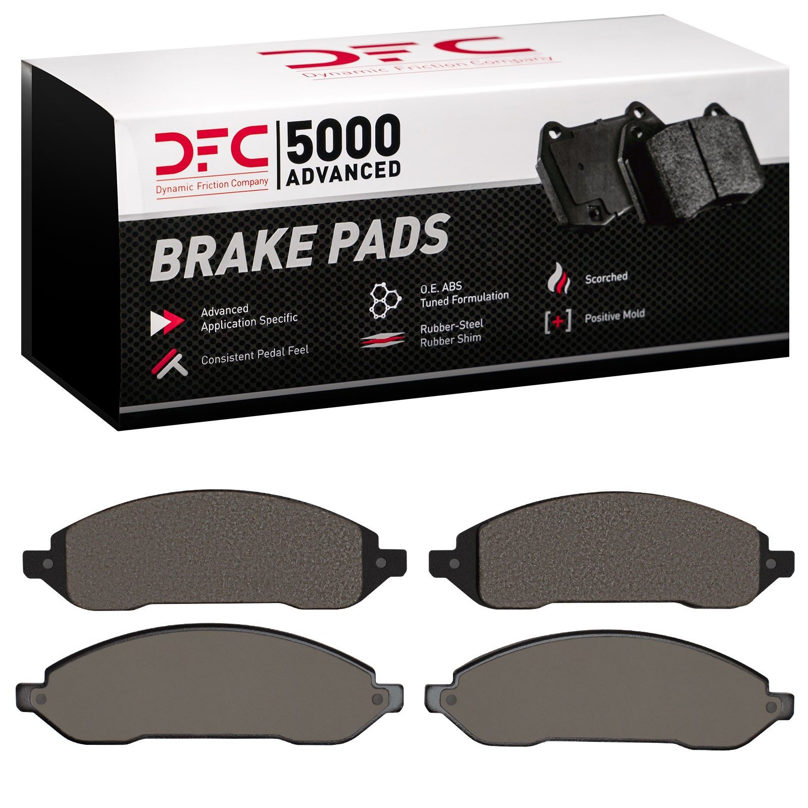 Dynamic Friction 5000 Advanced Brake Pads Without Hardware - 1551-1022-00 — image 2