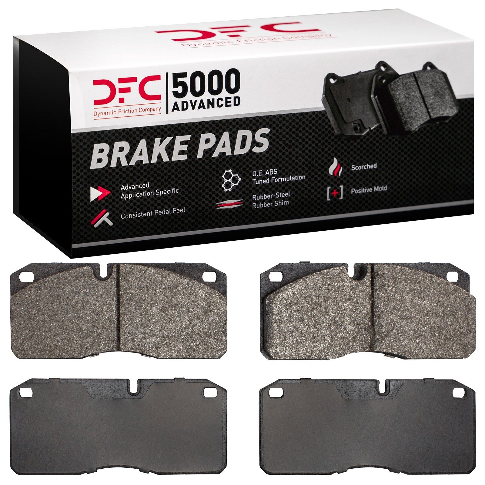 Dynamic Friction 5000 Advanced Brake Pads Without Hardware - 1551-1027-00 — image 2