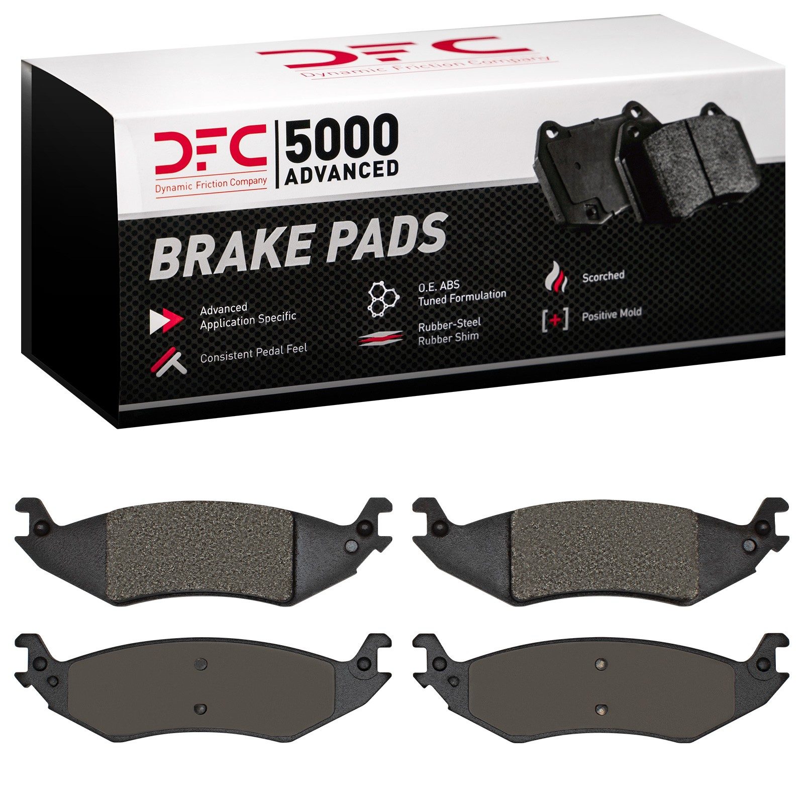 DFC 5000 Advanced Semi-Metallic Brake Pads (4 Pads) — image 3