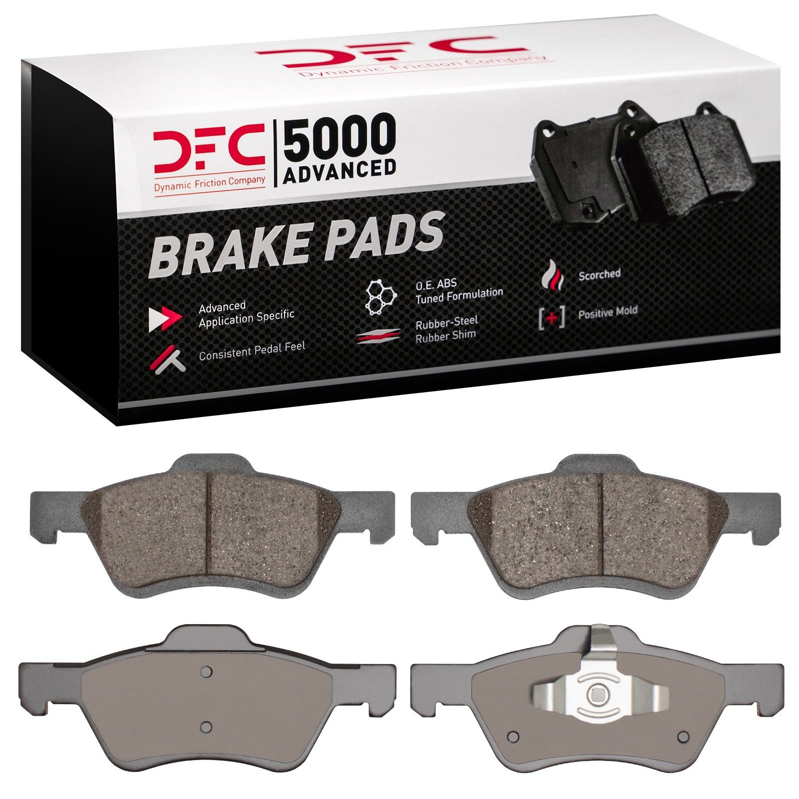 Dynamic Friction 5000 Advanced Brake Pads Without Hardware - 1551-1047-00 — image 3