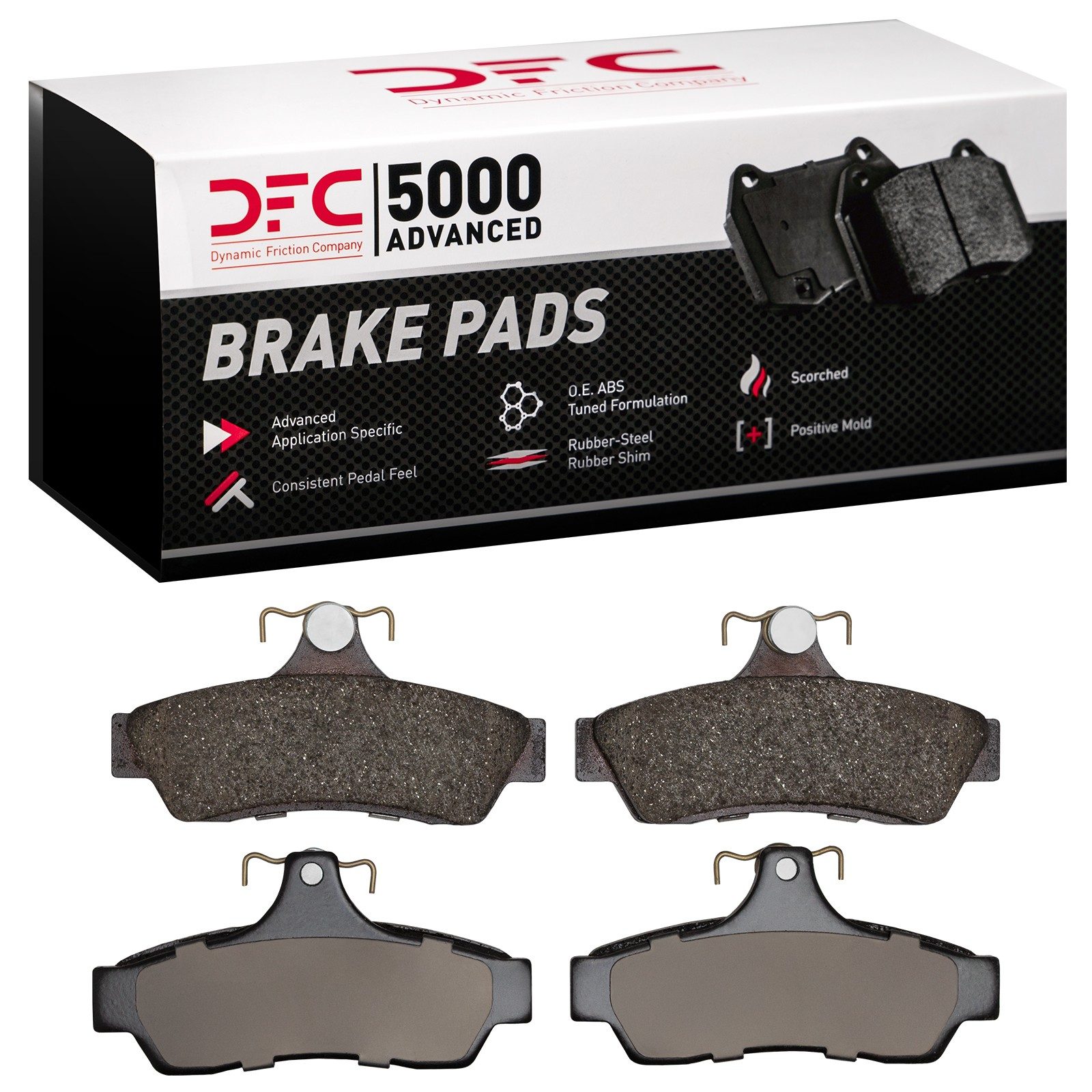 Dynamic Friction 5000 Advanced Brake Pads Without Hardware - 1551-1048-10 — image 3