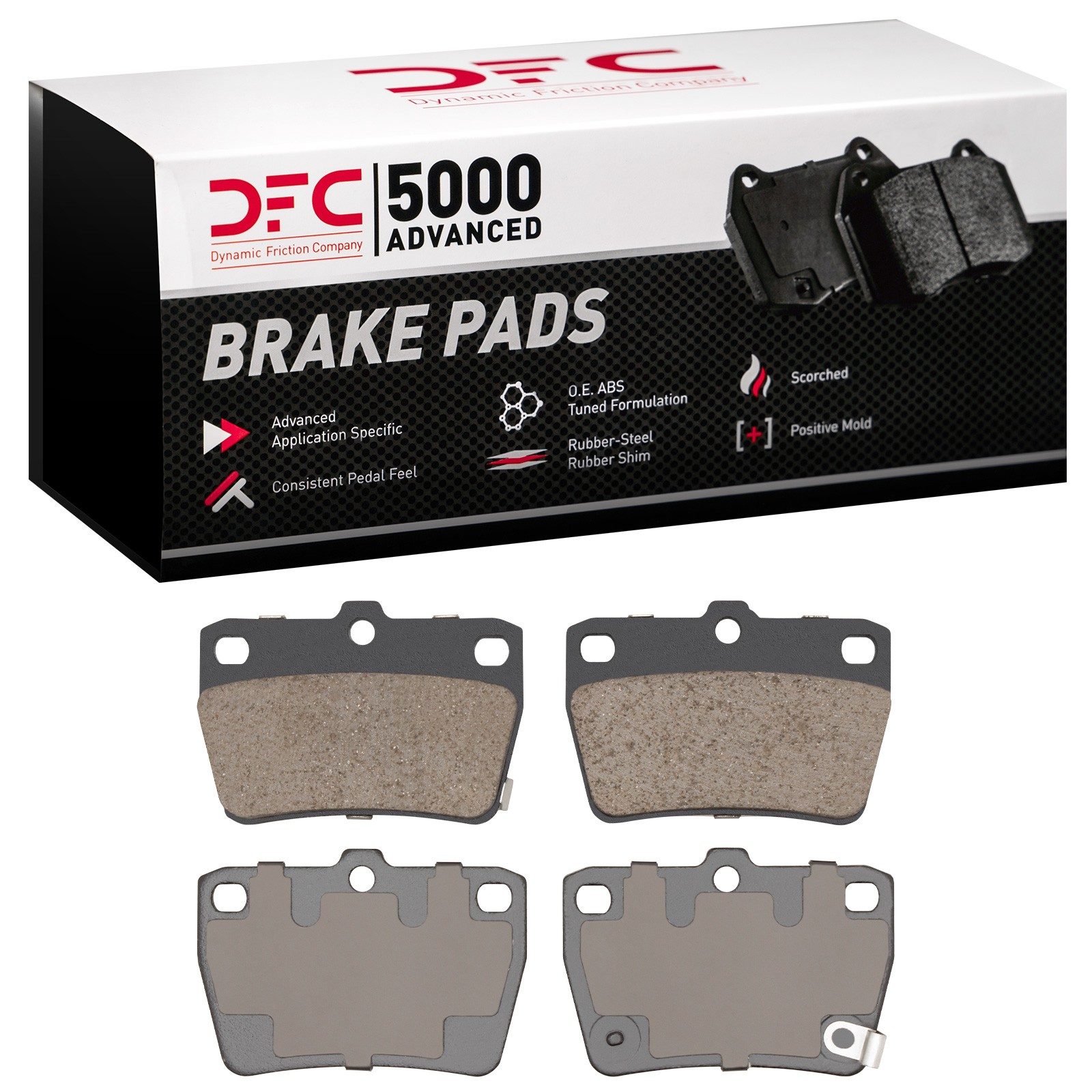 DFC 5000 Advanced Ceramic Brake Pads (4 Pads) — image 3