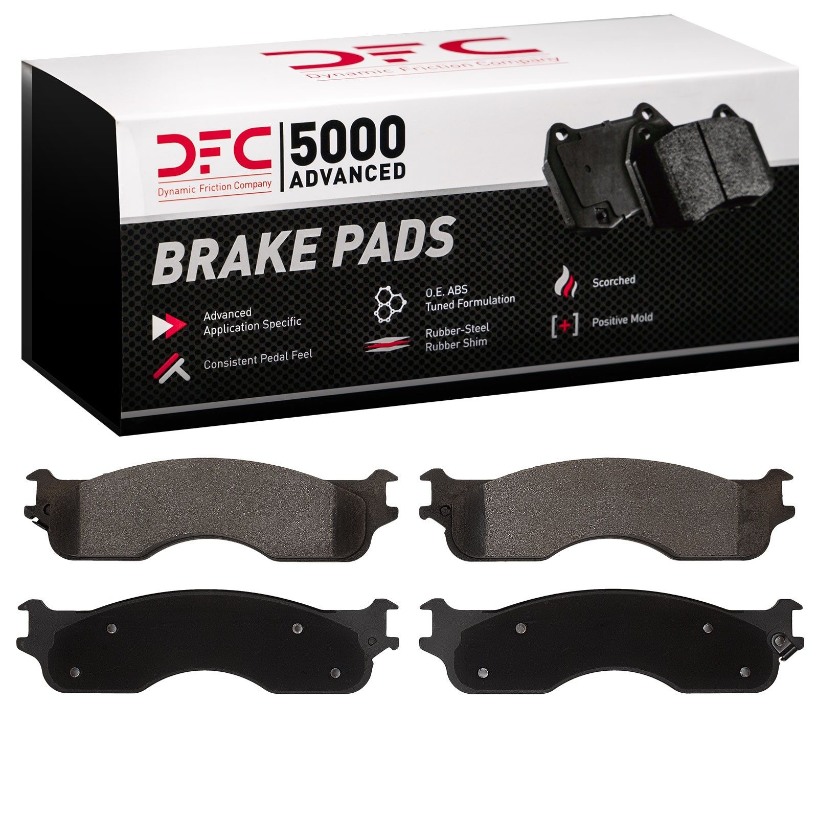 Dynamic Friction 5000 Advanced Brake Pads Without Hardware - 1551-1054-00 — image 3