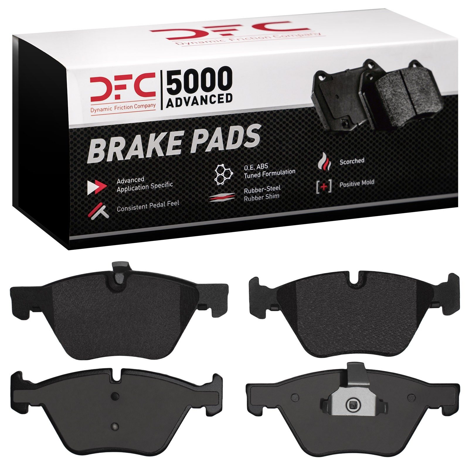 DFC Front 5000 Advanced Ceramic Brake Pads (4 Pads) — image 2