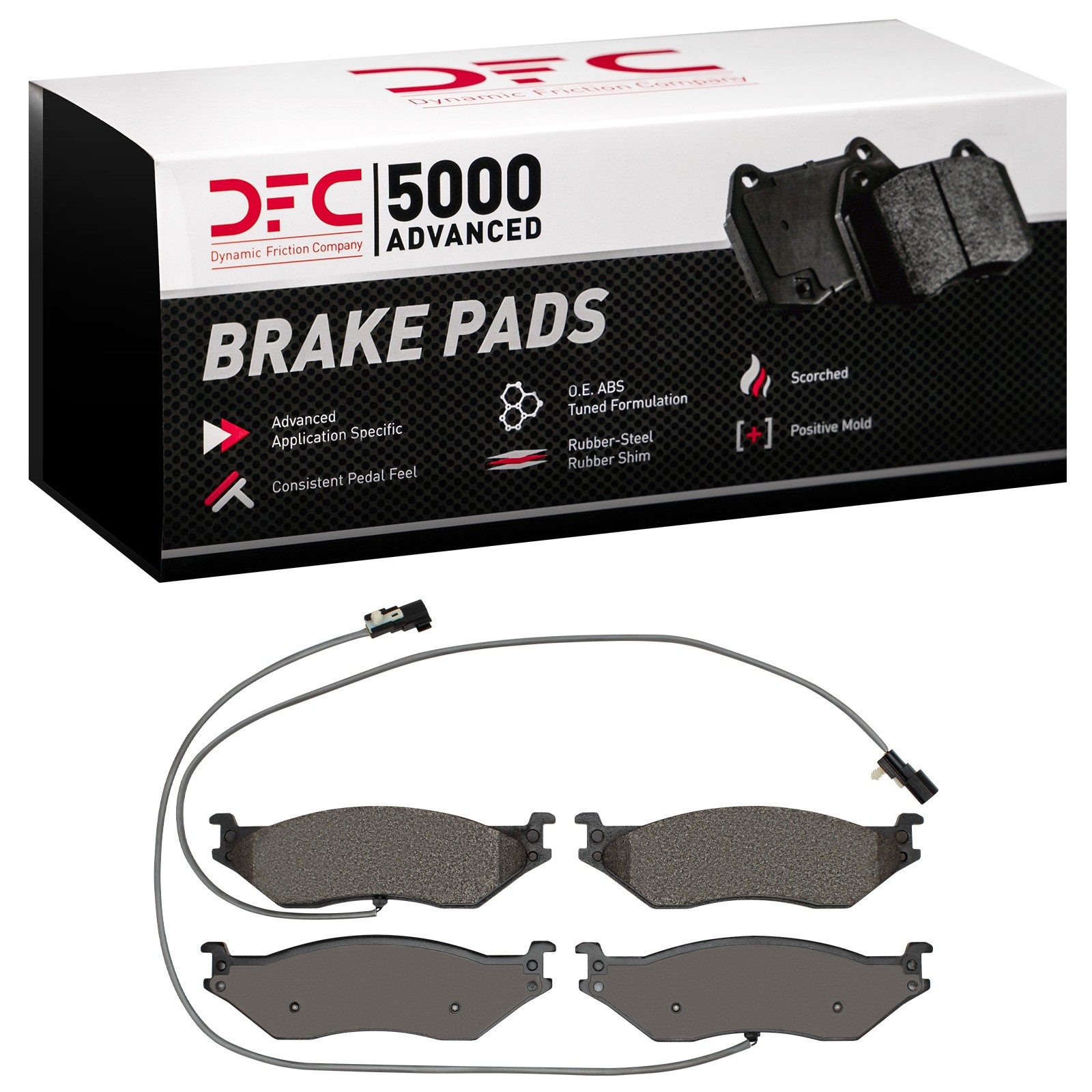 Dynamic Friction 5000 Advanced Brake Pads Without Hardware - 1551-1066-20 — image 3