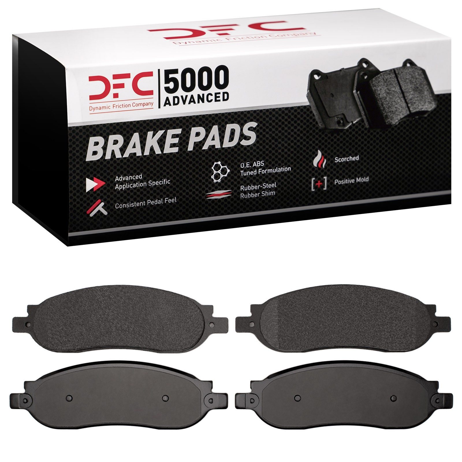 DFC 5000 Advanced Semi-Metallic Brake Pads (4 Pads) — image 3