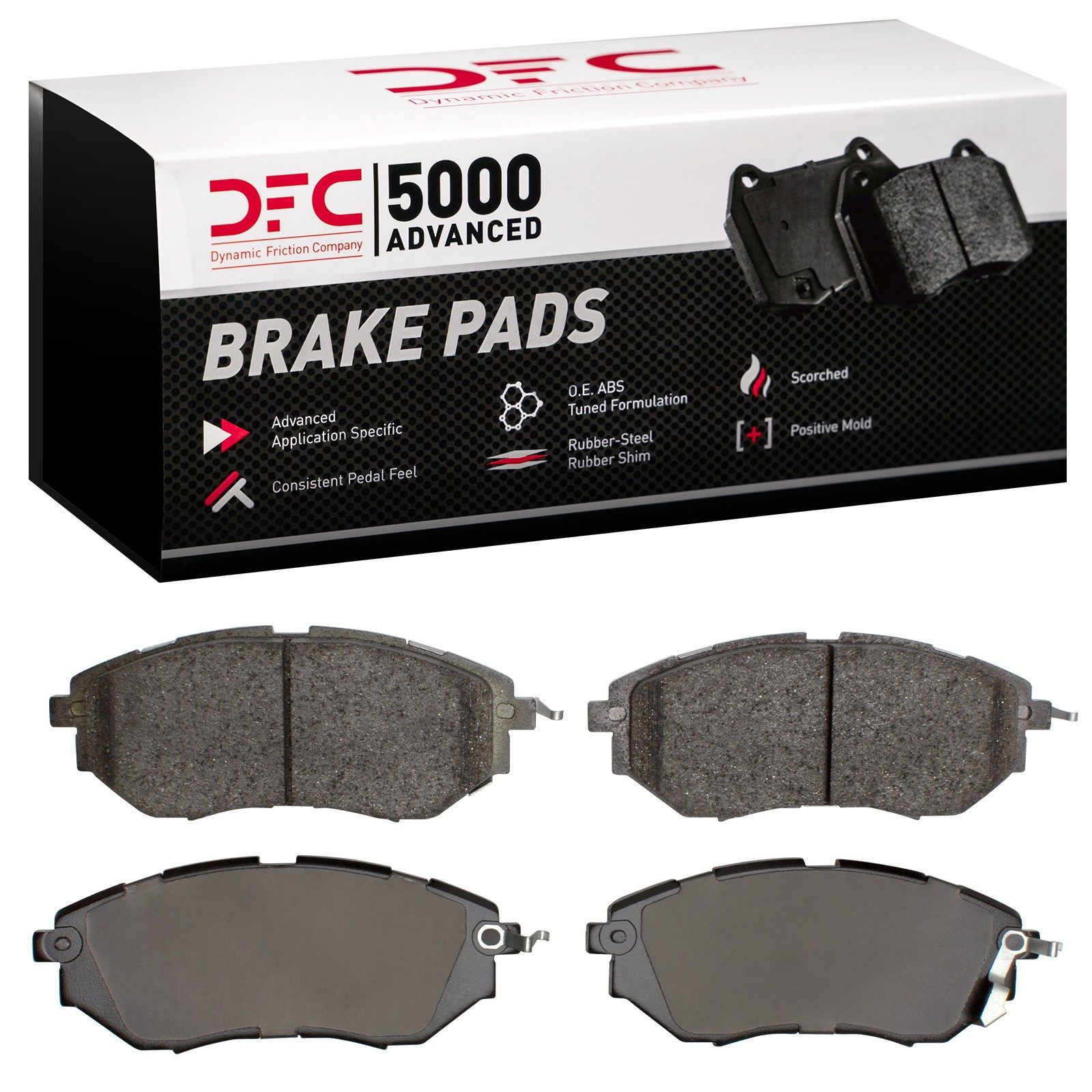 Dynamic Friction 5000 Advanced Brake Pads Without Hardware - 1551-1078-00 — image 3
