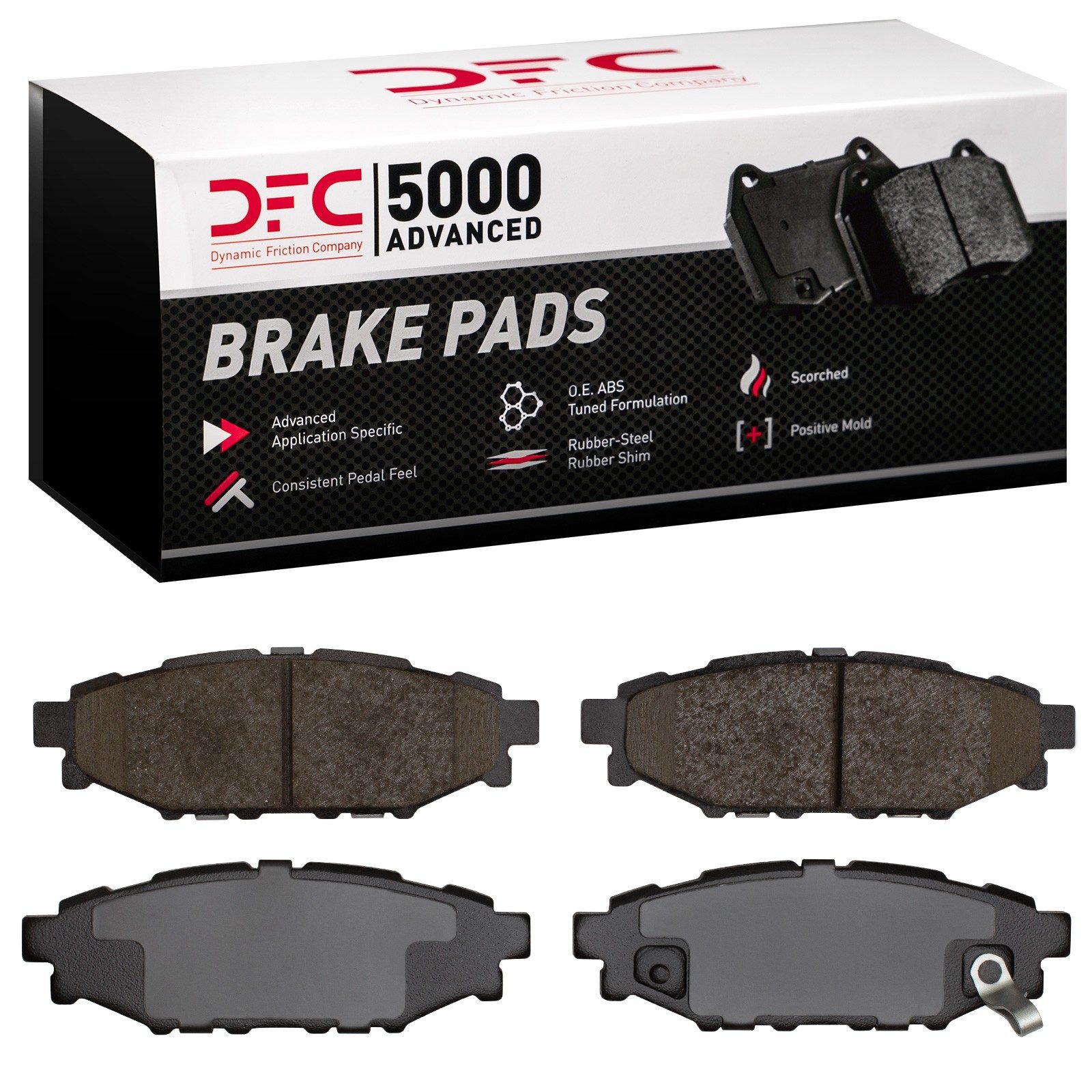 Dynamic Friction 5000 Advanced Brake Pads Without Hardware - 1551-1114-00 — image 2