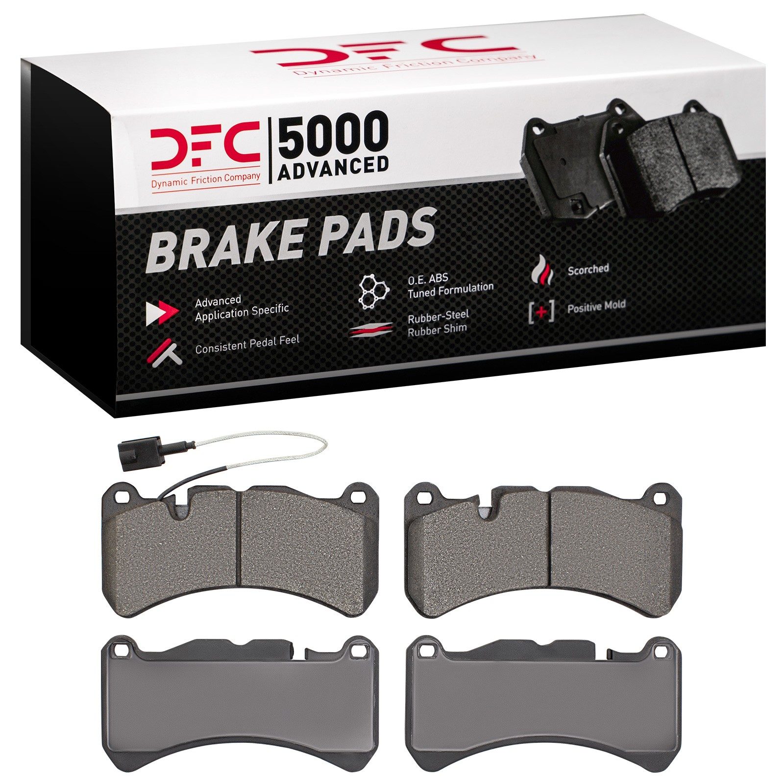 Dynamic Friction 5000 Advanced Brake Pads Without Hardware - 1551-1116-10 — image 2