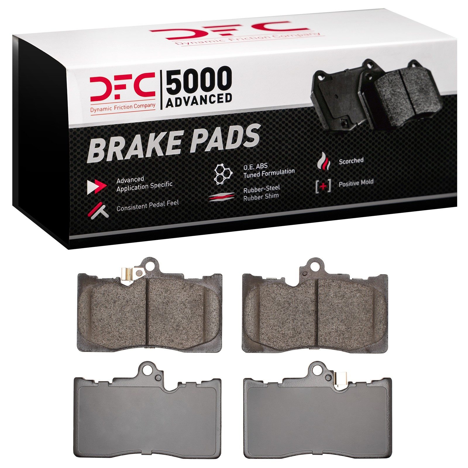 Dynamic Friction 5000 Advanced Brake Pads Without Hardware - 1551-1118-00 — image 2