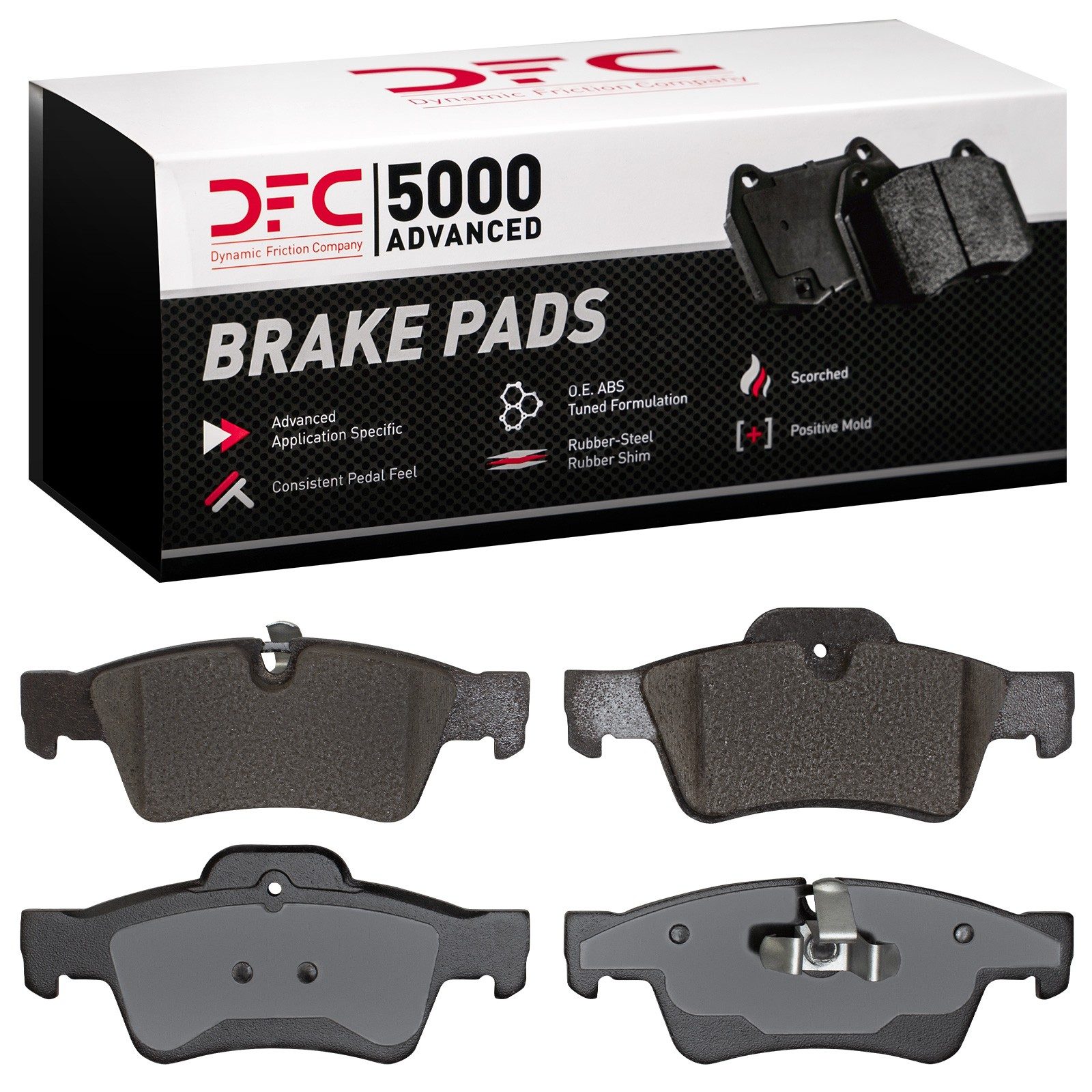 Dynamic Friction 5000 Advanced Brake Pads Without Hardware - 1551-1122-00 — image 2