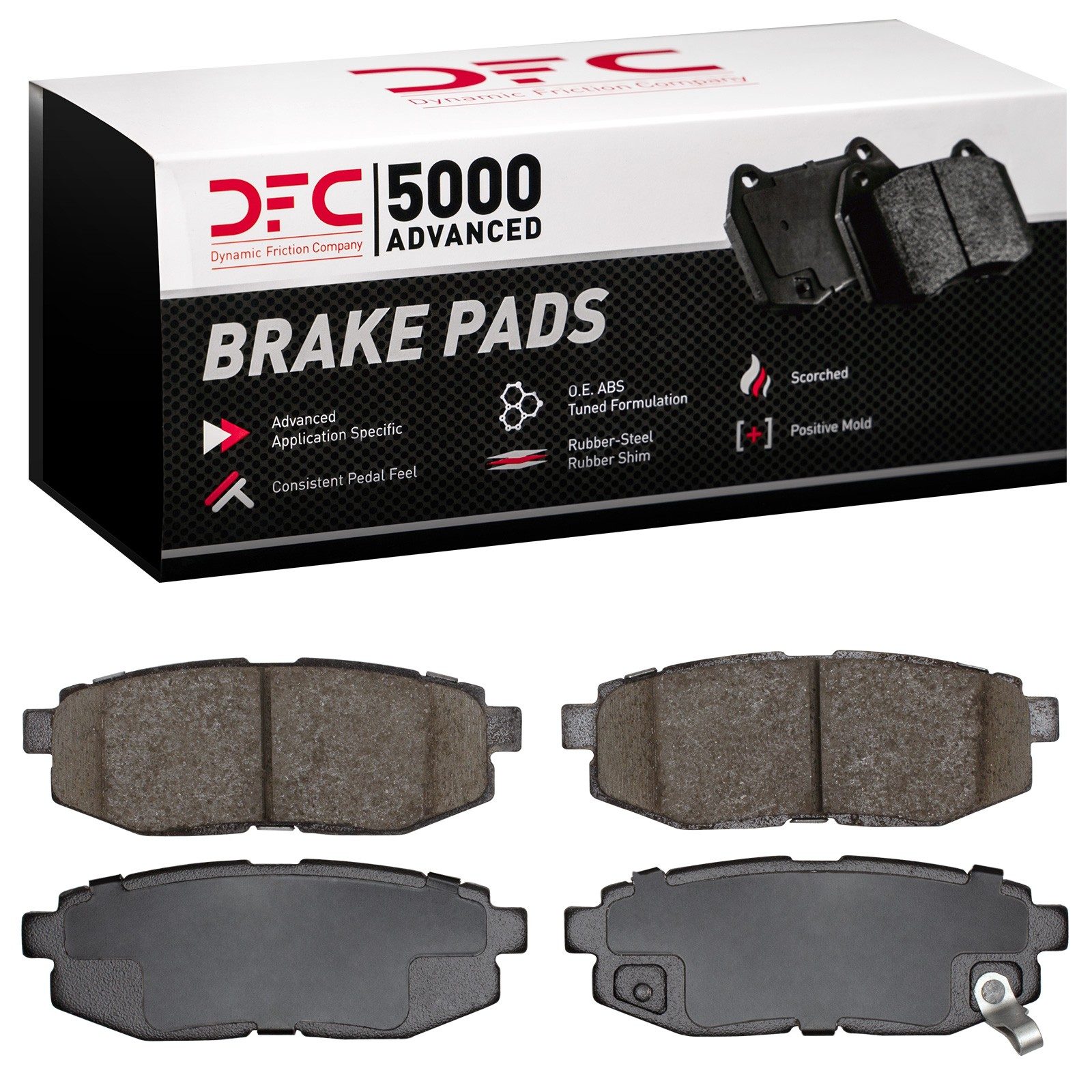 Dynamic Friction 5000 Advanced Brake Pads Without Hardware - 1551-1124-00 — image 2