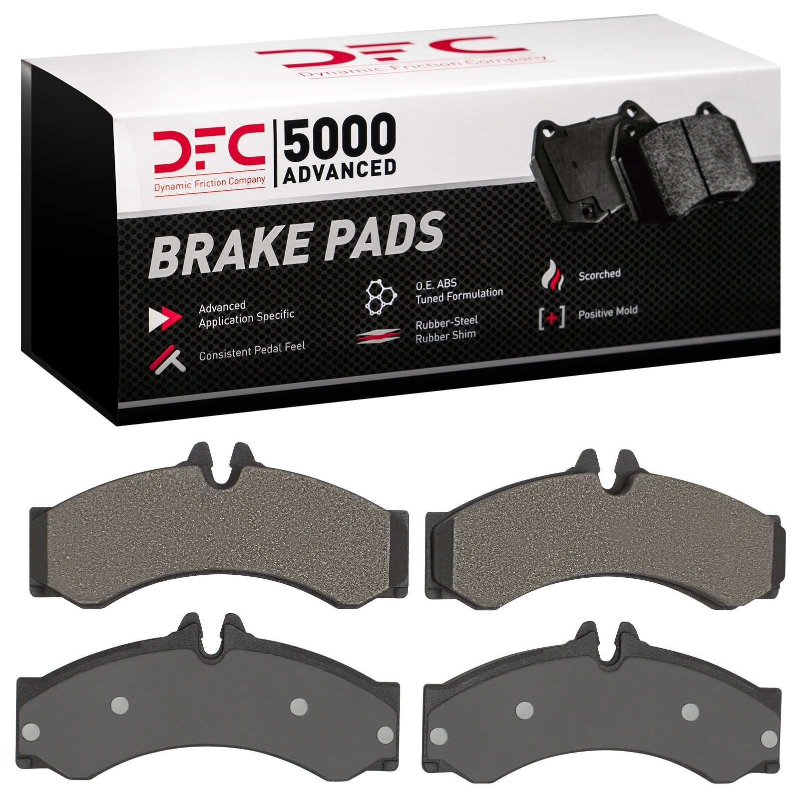 Dynamic Friction 5000 Advanced Brake Pads Without Hardware - 1551-1136-00 — image 3