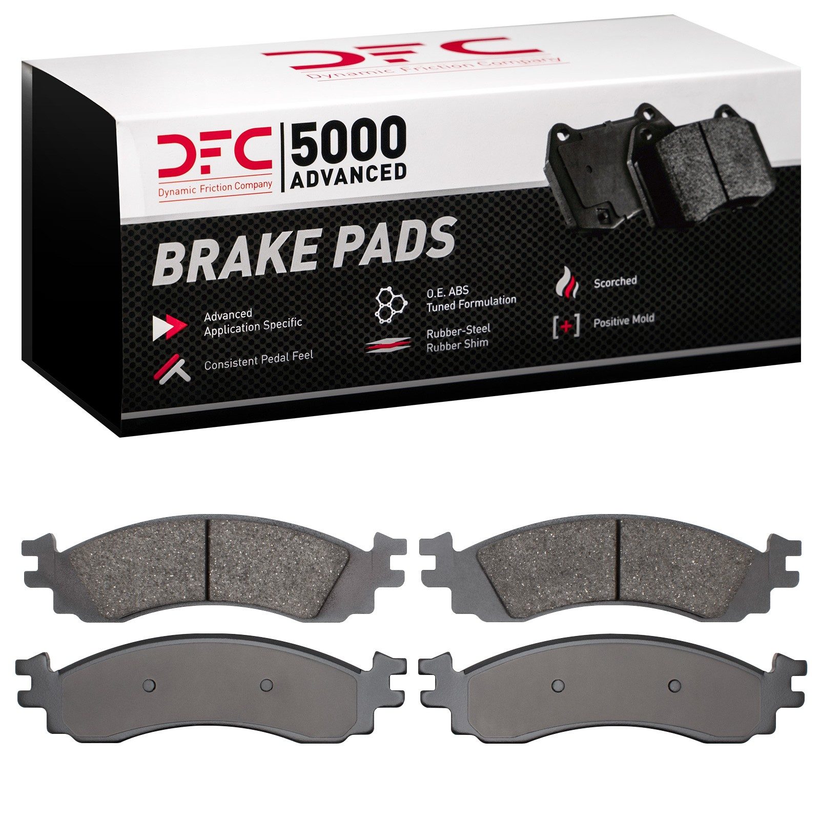 DFC 5000 Advanced Ceramic Brake Pads (4 Pads) — image 2