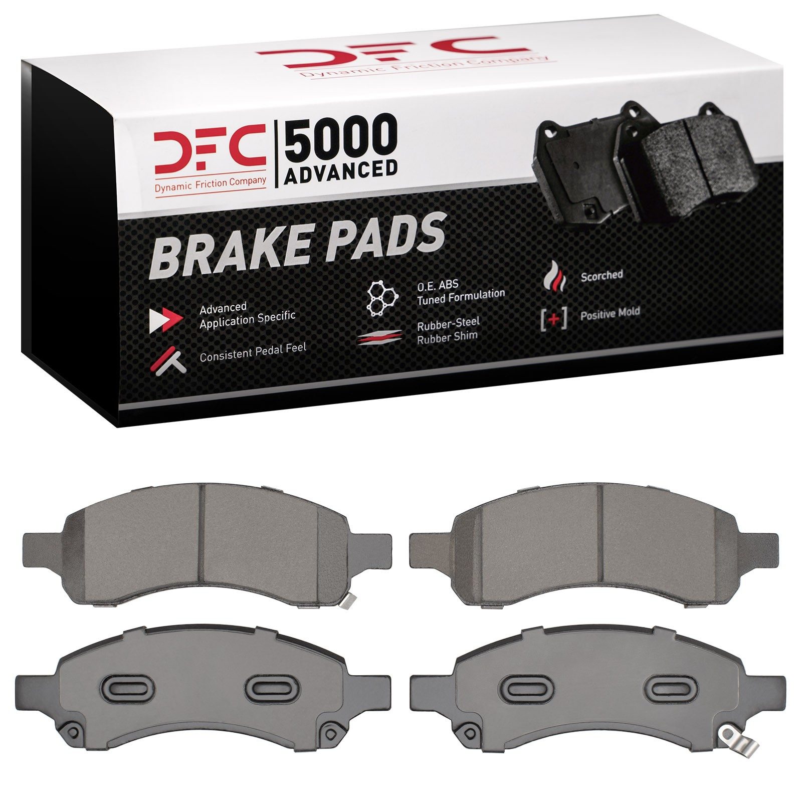 DFC Front 5000 Advanced Ceramic Brake Pads (4 Pads) — image 2